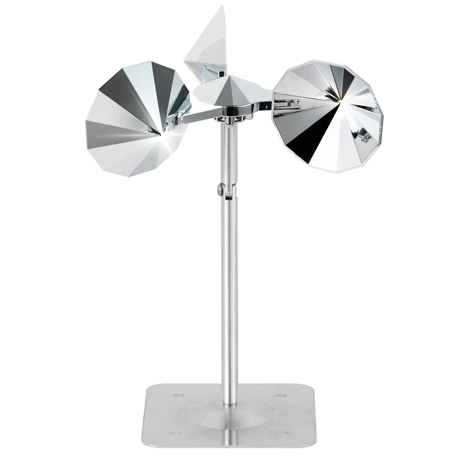 OFFO Anti Pigeon,Effaroucheur Oiseaux pour Balcon,Réflexion à 360°,Repulsif Pigeon avec Base en Aluminium,Effaroucheur Pigeons pour Jardin,Toit,Balcon