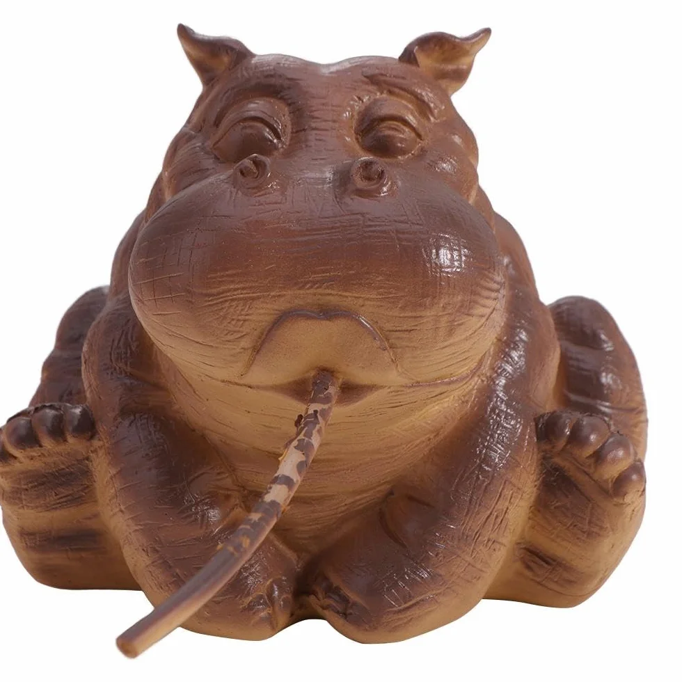 Statue d'hippopotame pour bassin et jardin aquatique