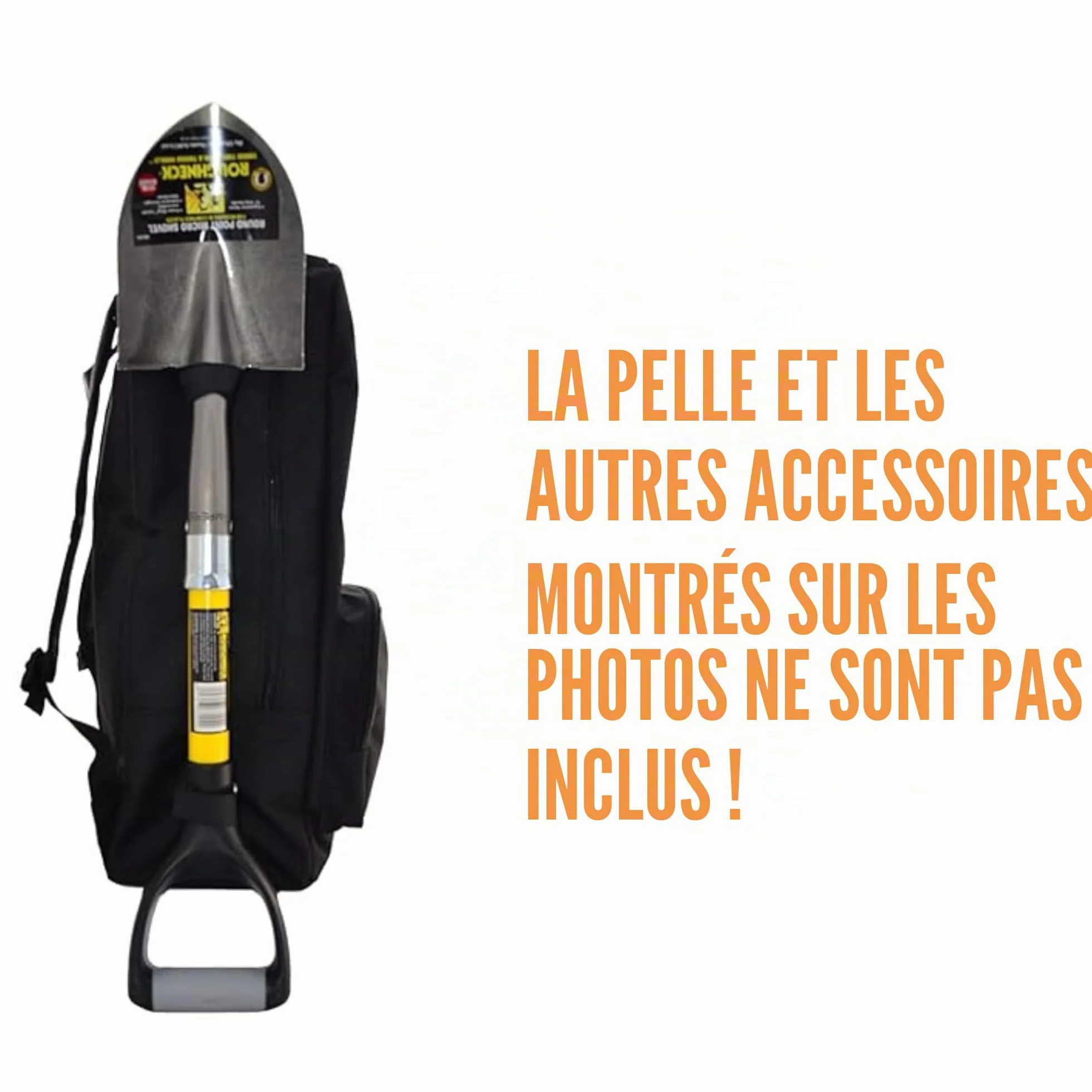 Sac à dos HD pour Détecteur de Métaux avec support de pelle
