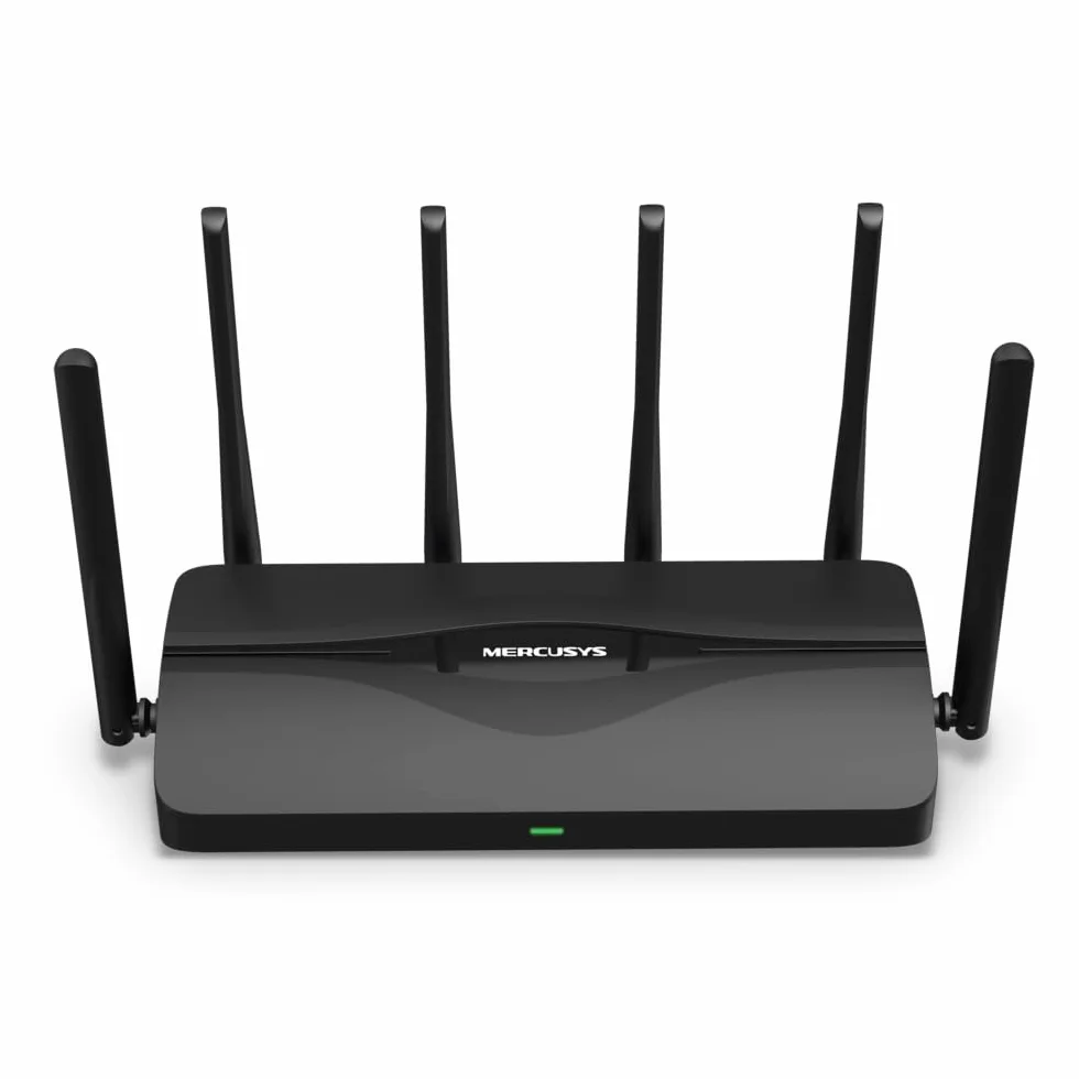 Routeur WiFi 7 TP-Link MERCUSYS MR47BE Tri-Bande BE9300Mbps 320 MHz 6GHz 4 Ports 2.5G EasyMesh 6 Antennes 4K-QAM