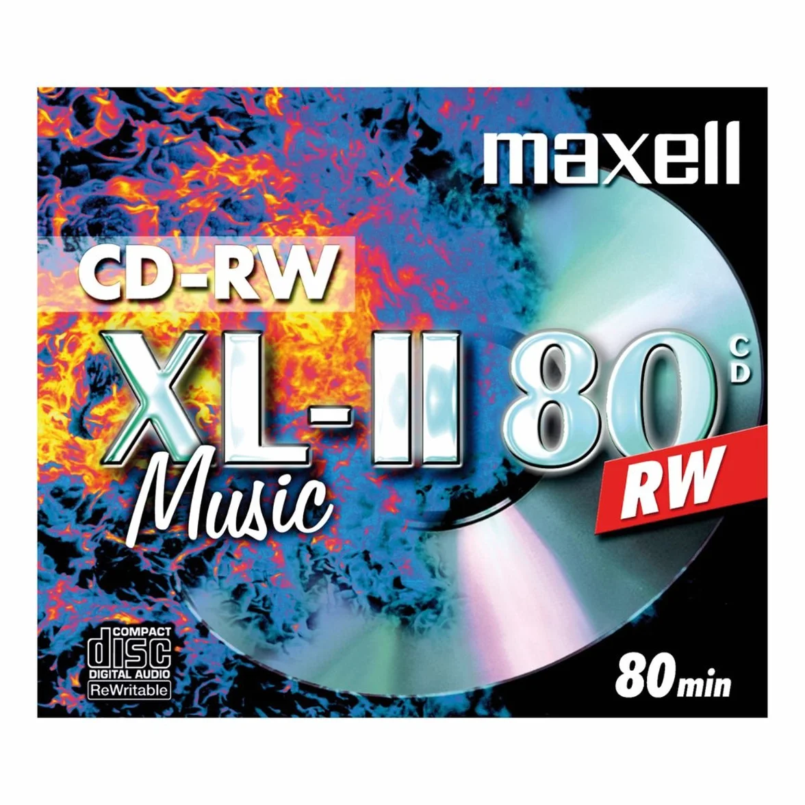 Maxell Lot de 10 CD-RW Audio 80 Min.