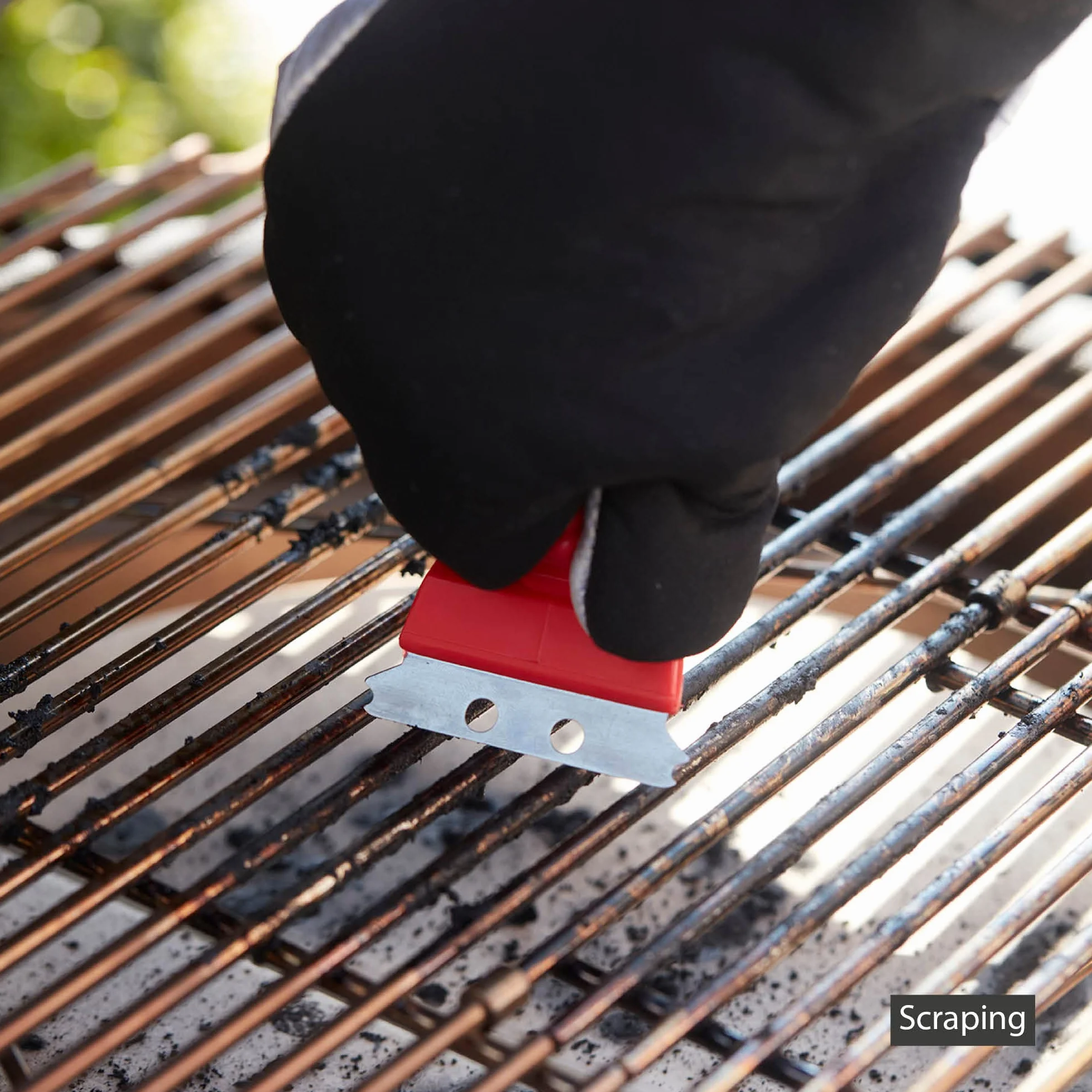 Barbecook Brosse 3 en 1 Plastique Rouge 11,5 x 7,2 x 9,5 cm