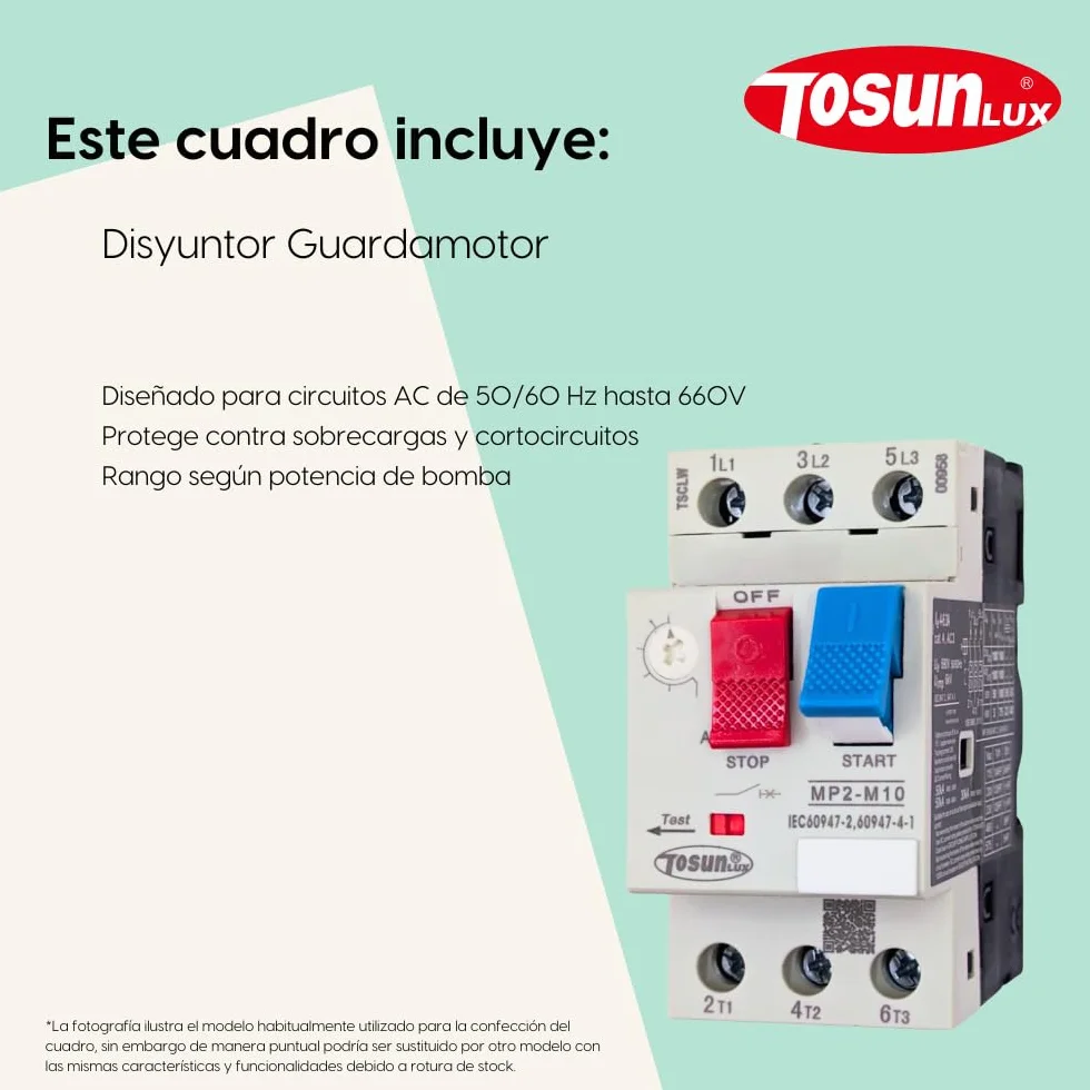 Tableau électrique pour Piscine Garde-Moteur Transformateur 300 W 12 AC Contacteur Chlorateur Pompe à Eau 2 CV 6-10 A