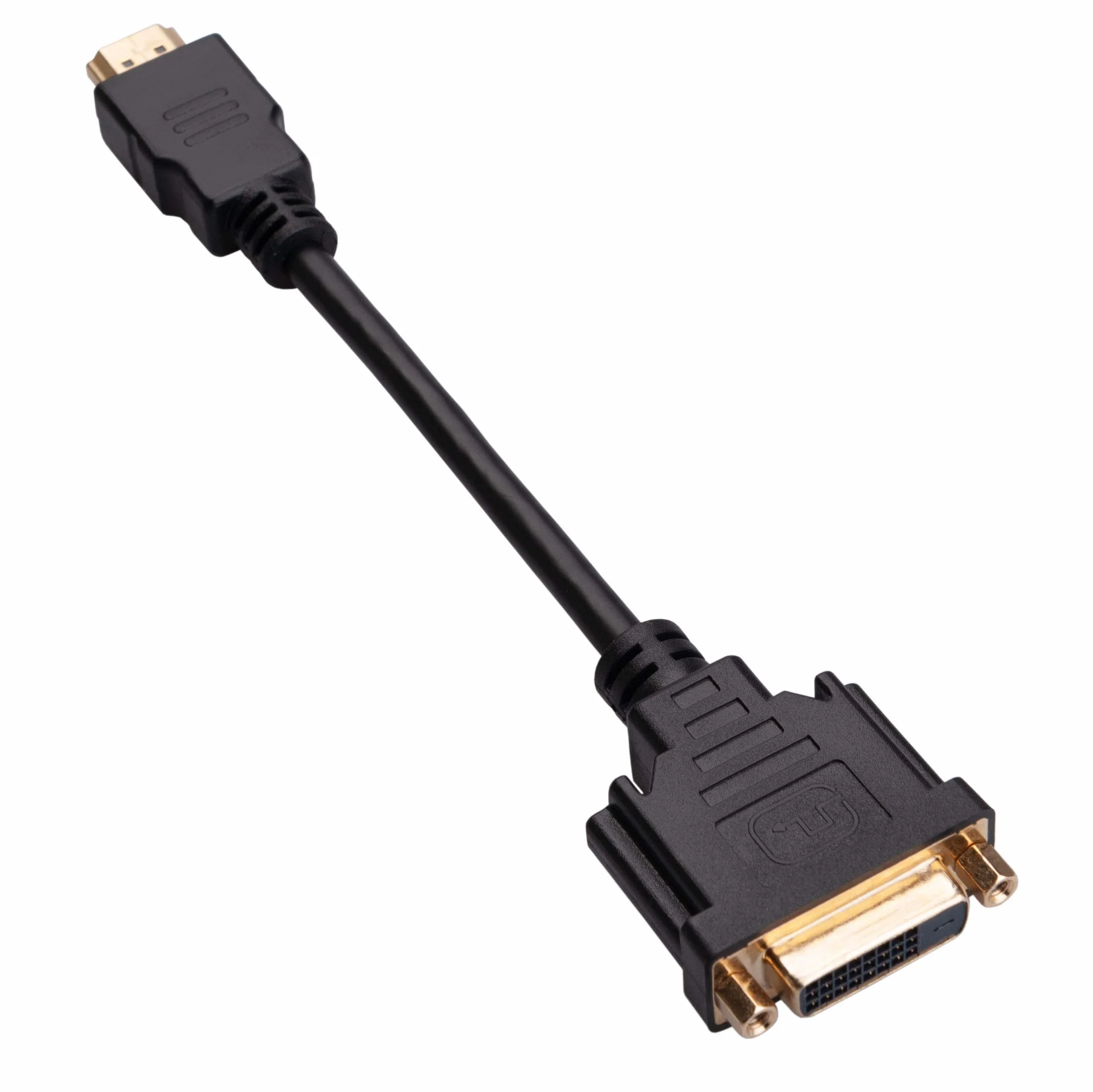 Keple Adaptateur HDMI Mâle vers DVI-D Femelle 24+1 Connecteur Plaqué Or 1080P Full HD 15cm