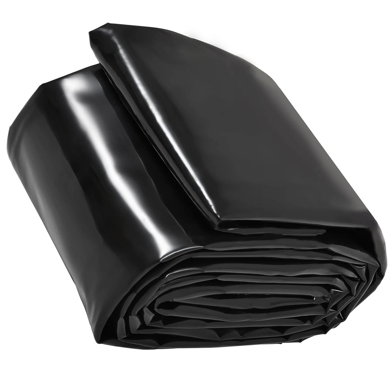 Bâche de bassin robuste 7 x 10 m - Flexible et imperméable - Noire - Pour piscines de jardin - Doublure imperméable et durable
