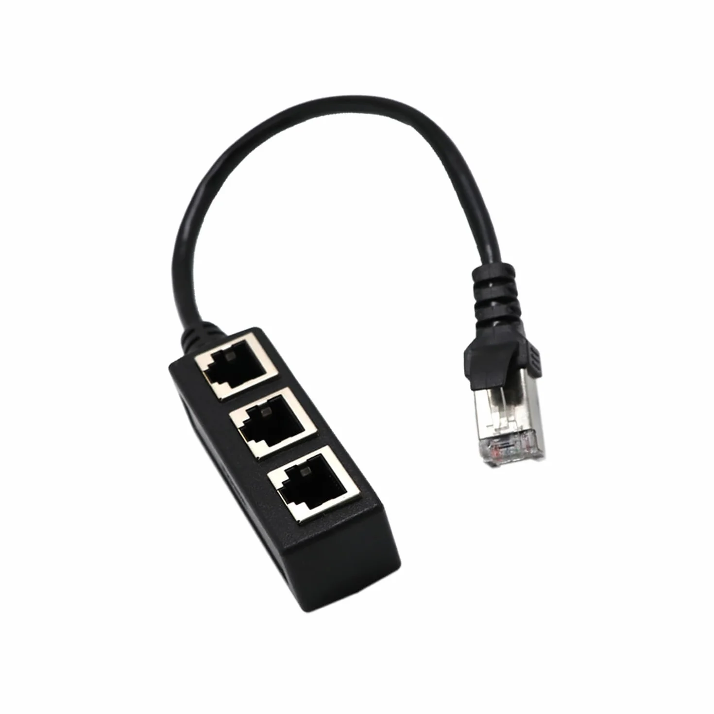 Câble répartiteur Ethernet RJ45 1 mâle vers 3 ports LAN femelles Cat5 Cat5e Cat6 Cat7