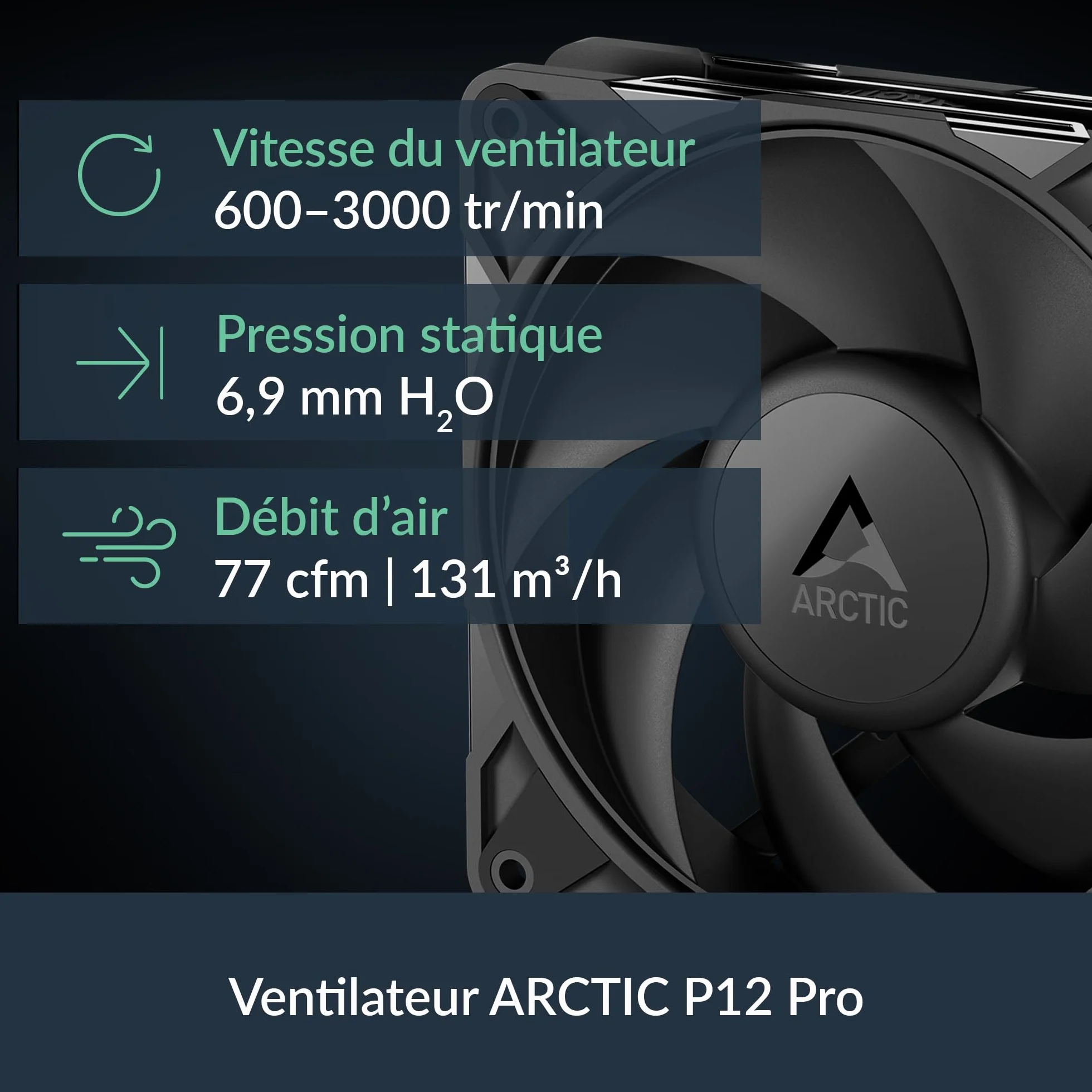 ARCTIC Liquid Freezer III Pro 360 AIO CPU Cooler, 3x120mm Water Cooling, 38mm Radiator, PWM Pump, VRM Fan, AMD AM5/AM4, Intel LGA1851/1700 Noir