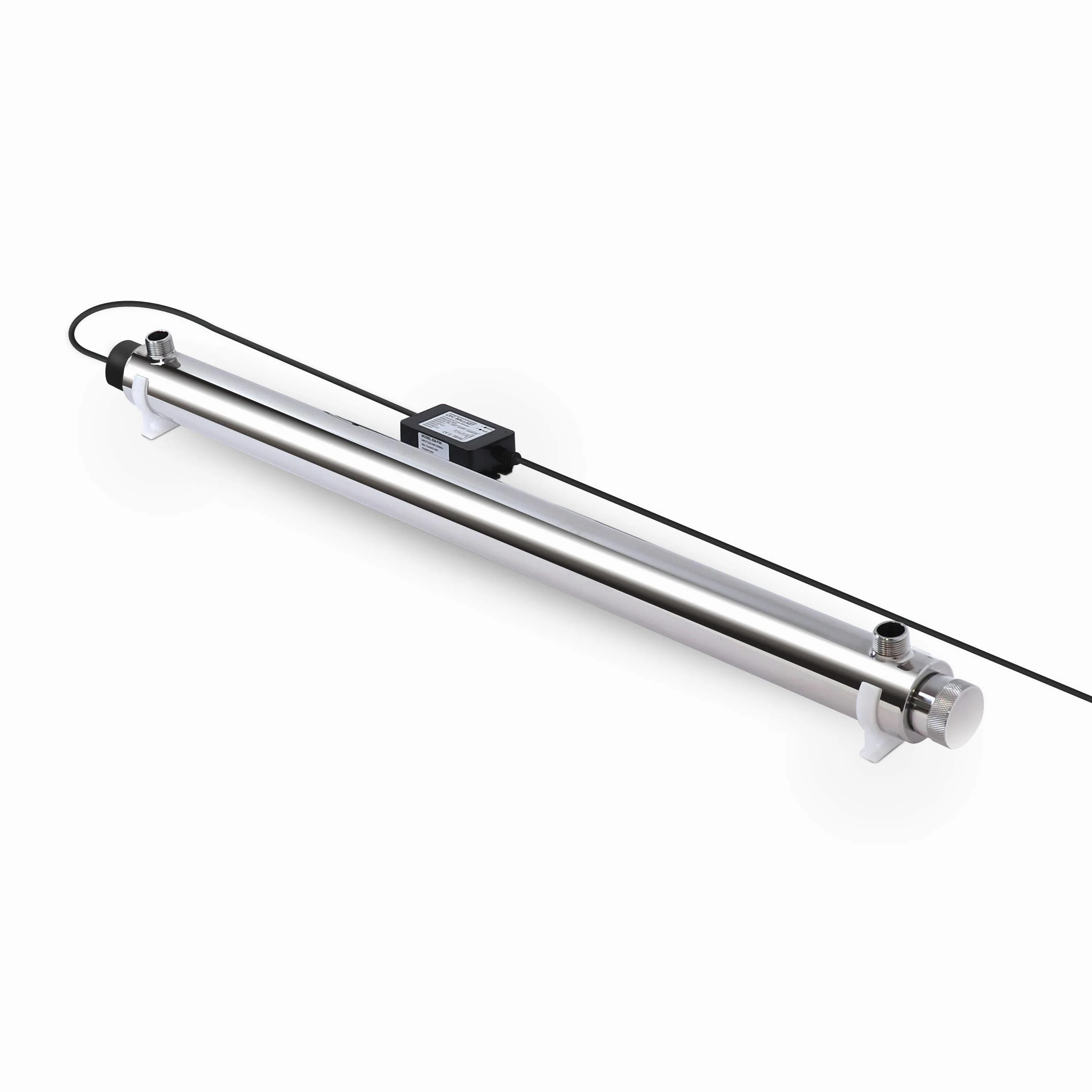Stérilisateur pour eau, lampe UV 55 W, débit 30 l/min, pour systèmes de filtration, osmose inverse et aquarium