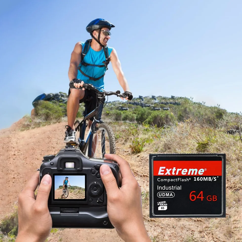 Carte mémoire Compact Flash 64 Go Haute Vitesse UDMA 160 Mo/s Reflex