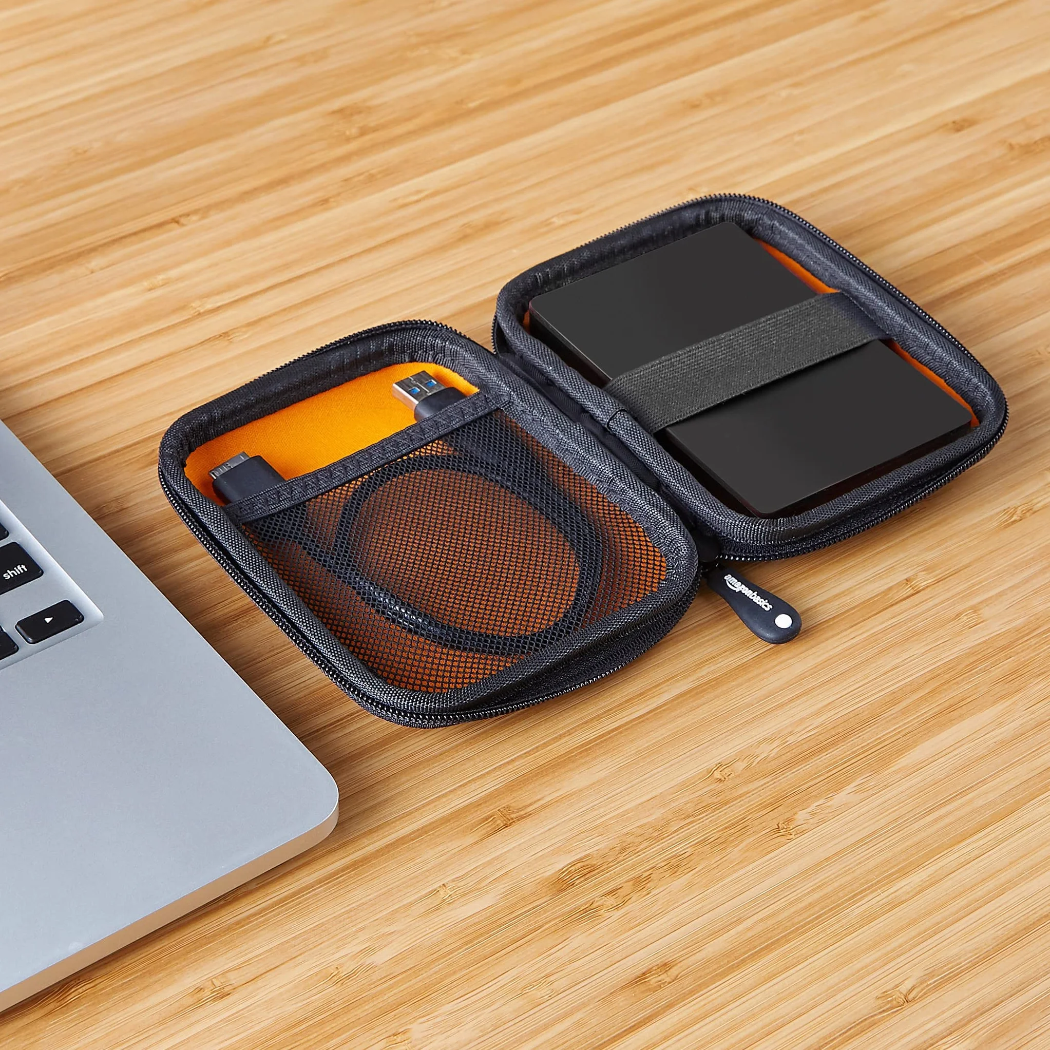 Amazon Basics Étui pour disque dur portable My Passport Essentiel, Noir