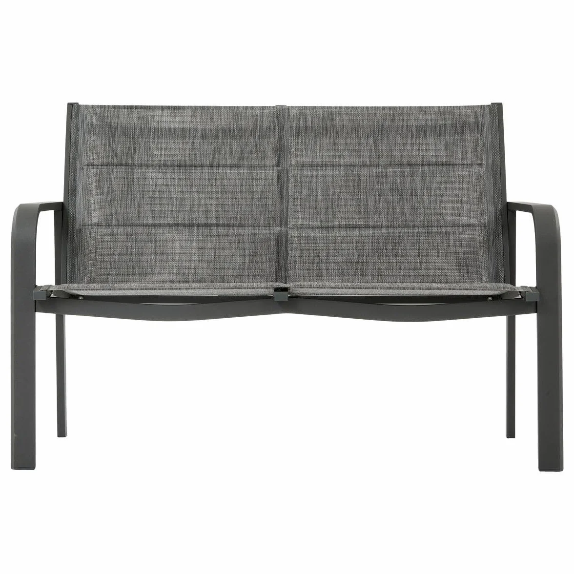 Hespéride Salon de Jardin Piazza 4 Places Gris Graphite