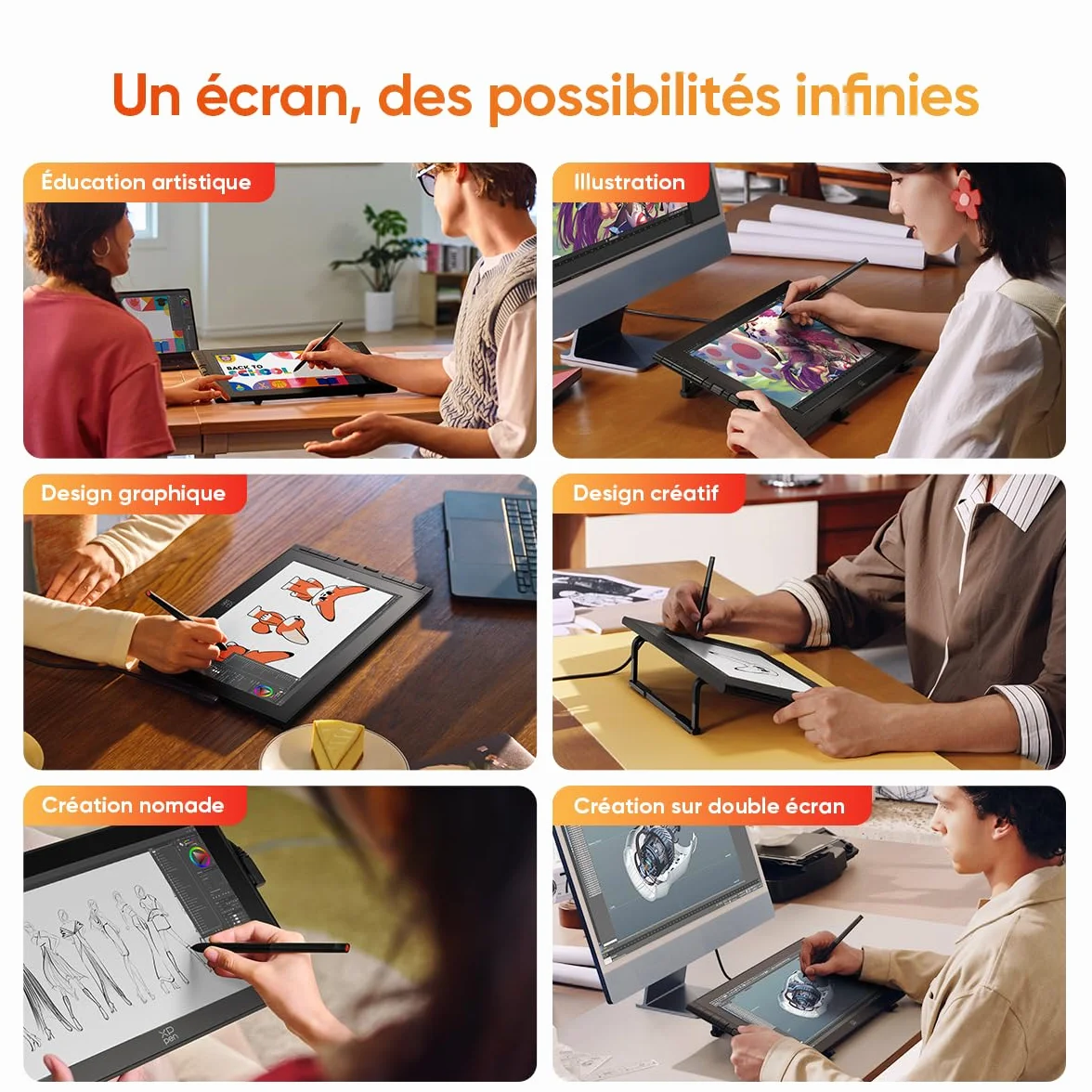 XPPen Artist 16 3rd (Édition 2026) Tablette Graphique Dessin Écran 15,4 Pouces avec Molette X-Dial, 8 Raccourcis, X4 Stylet à 16384 Niveaux
