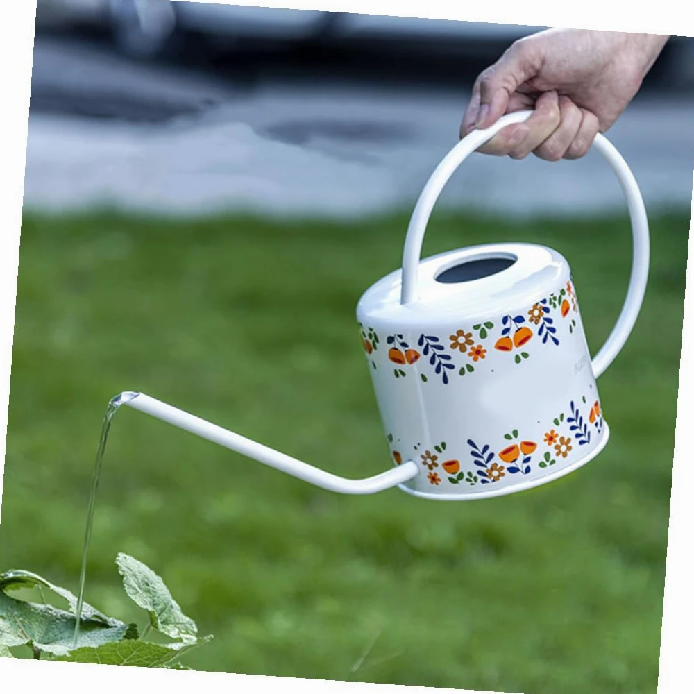 Arrosoir Acier Inoxydable pour Plantes Intérieur Arrosoir Vintage à Long Bec pour Arrosage de Fleurs Plantes Outil de Jardinage Pratique et Ergonomique