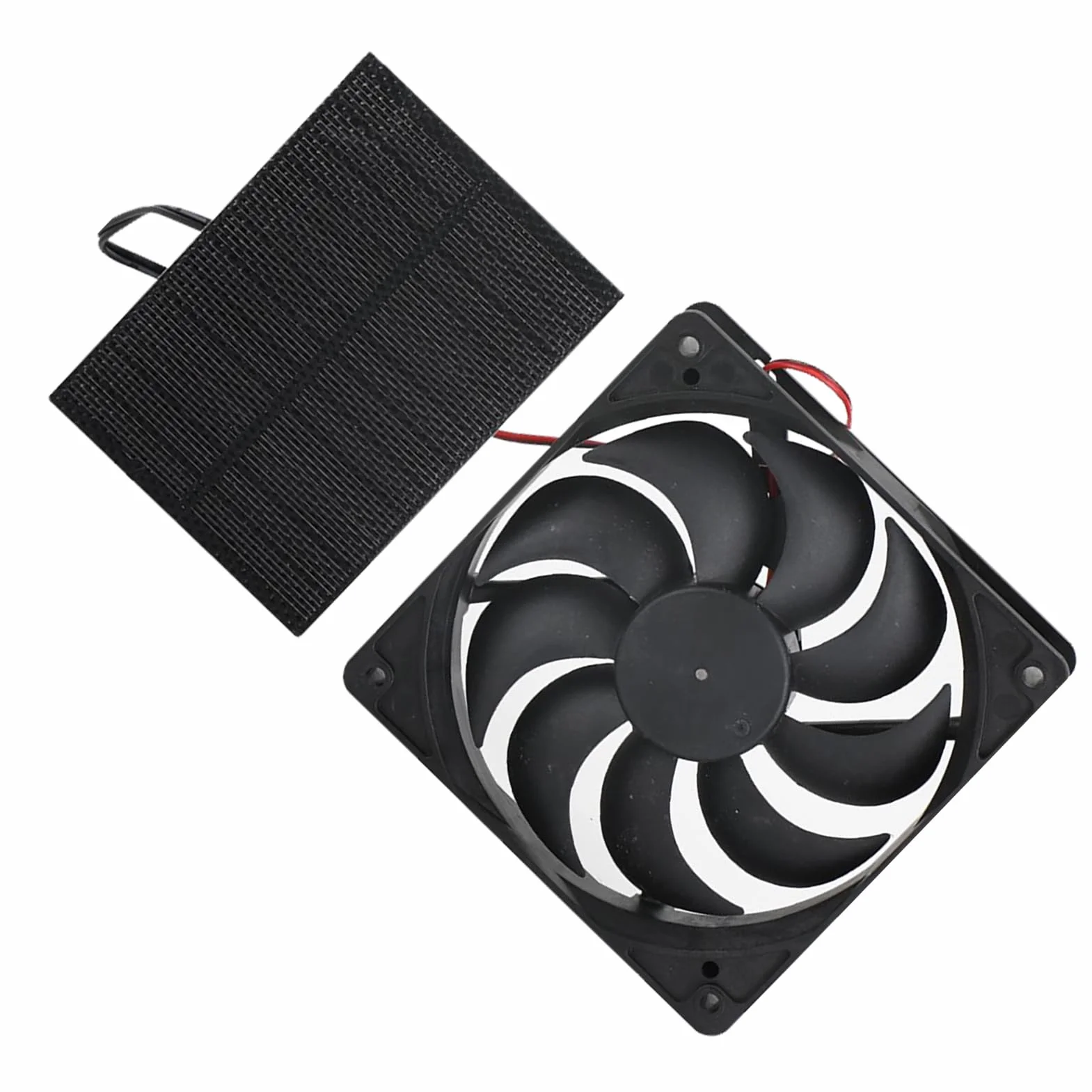 Zerodis Kit de Ventilateur de Panneau Solaire 3W économe en énergie