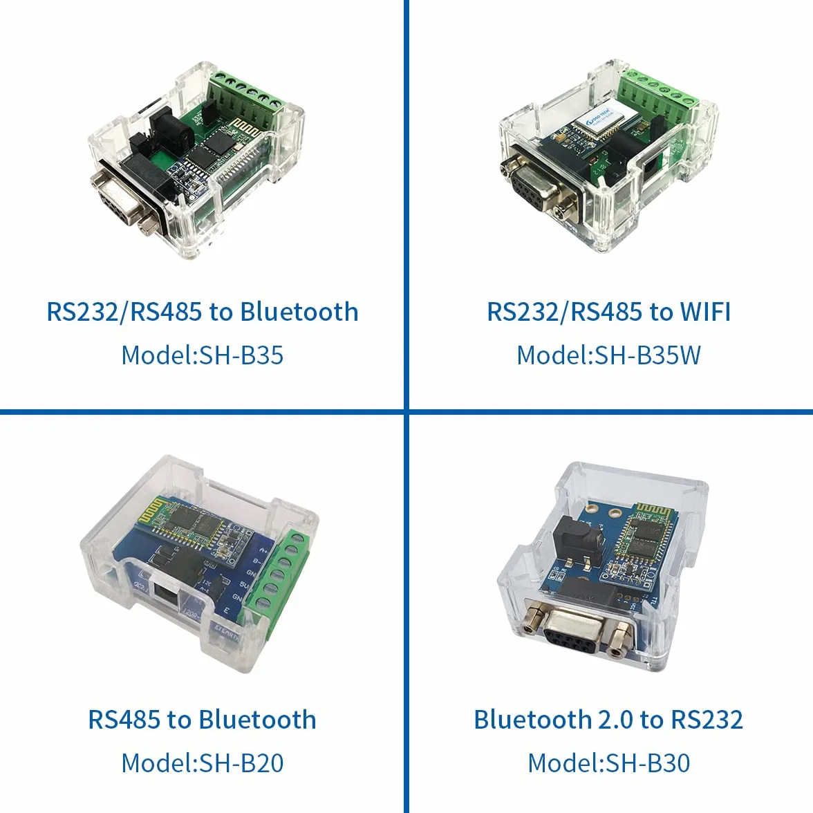 DSD TECH SH-B35W Adaptateur WiFi vers RS485 RS232 DTU