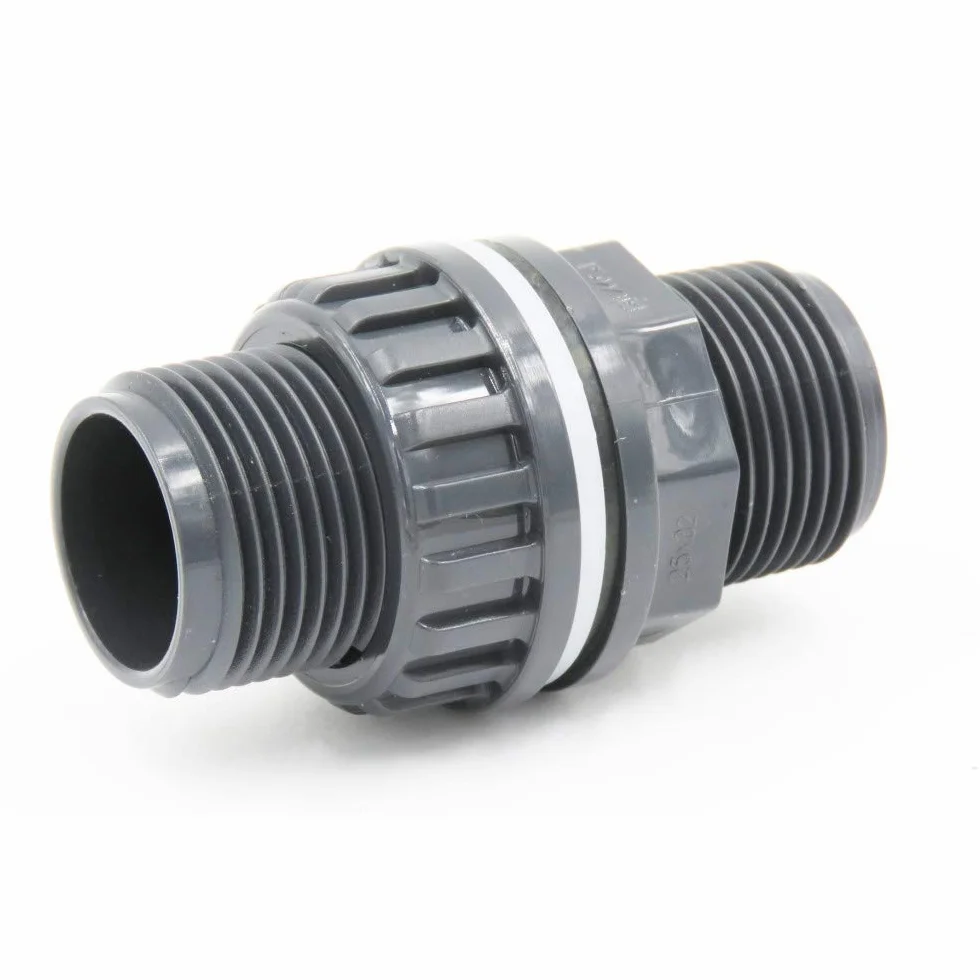 Centrocom Raccord PVC Pression Traversée de Paroi 1" 1/2"