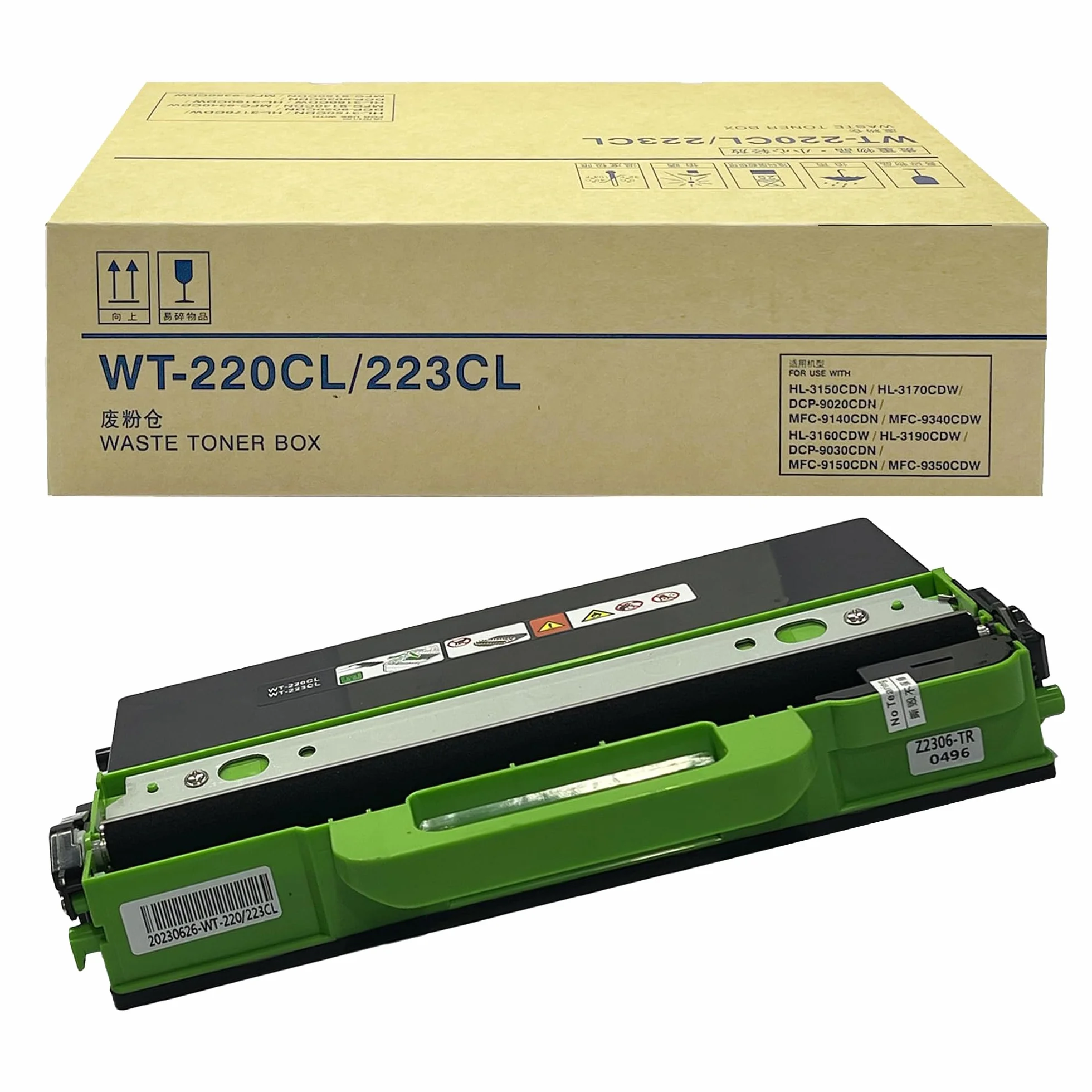 LCL Compatible WT220CL WT223CL Bac de récupération Toner pour Brother HL-L3210CW HL-L3230CDW MFC-L3710CDW