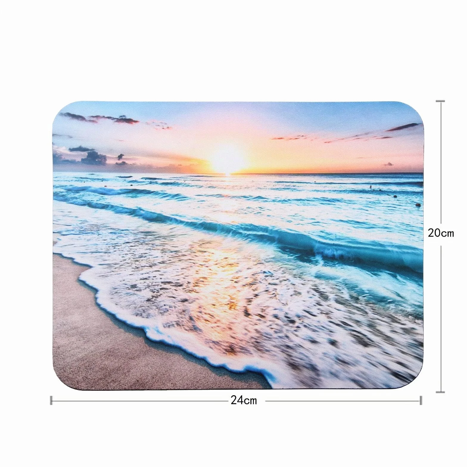 Tapis de souris de jeu 24 x 20 x 0,3 cm motifs bureau portable