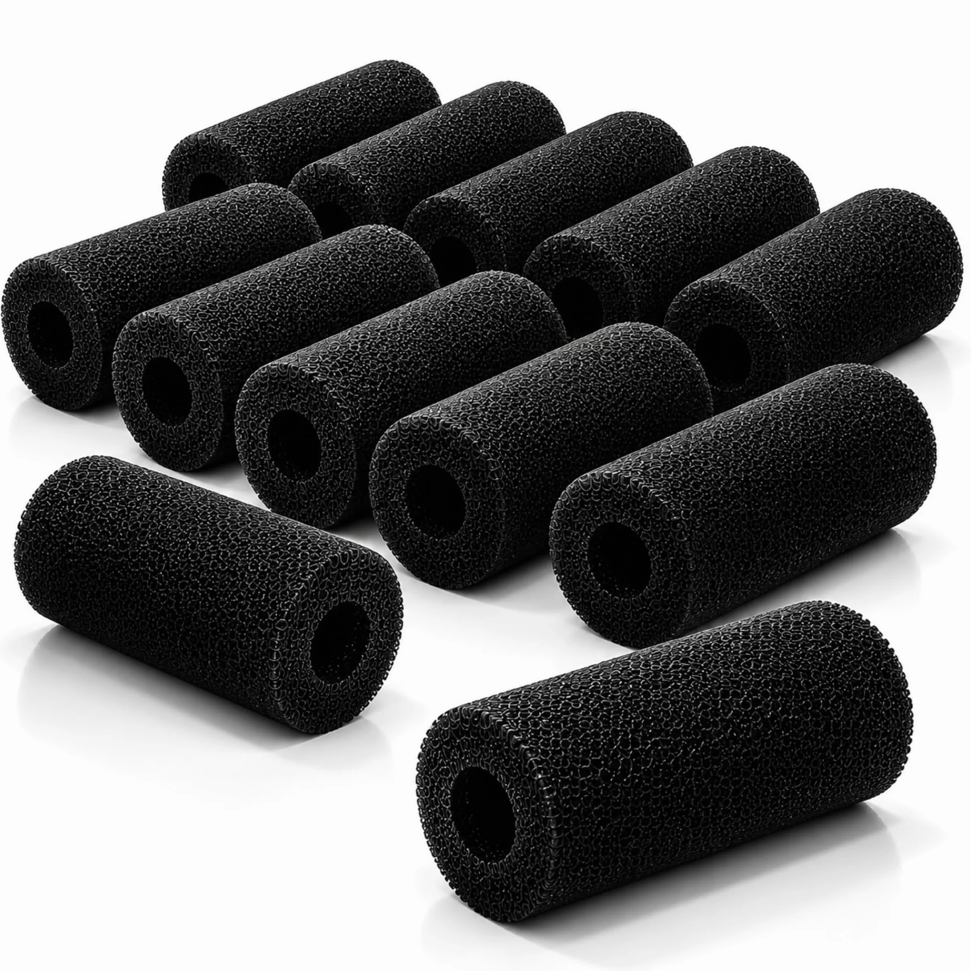 PHONILLICO Lot de 12 Brosses Mousse Queue Robot Compatible Polaris 180 280 360 380 480 Pro 3900 Sport