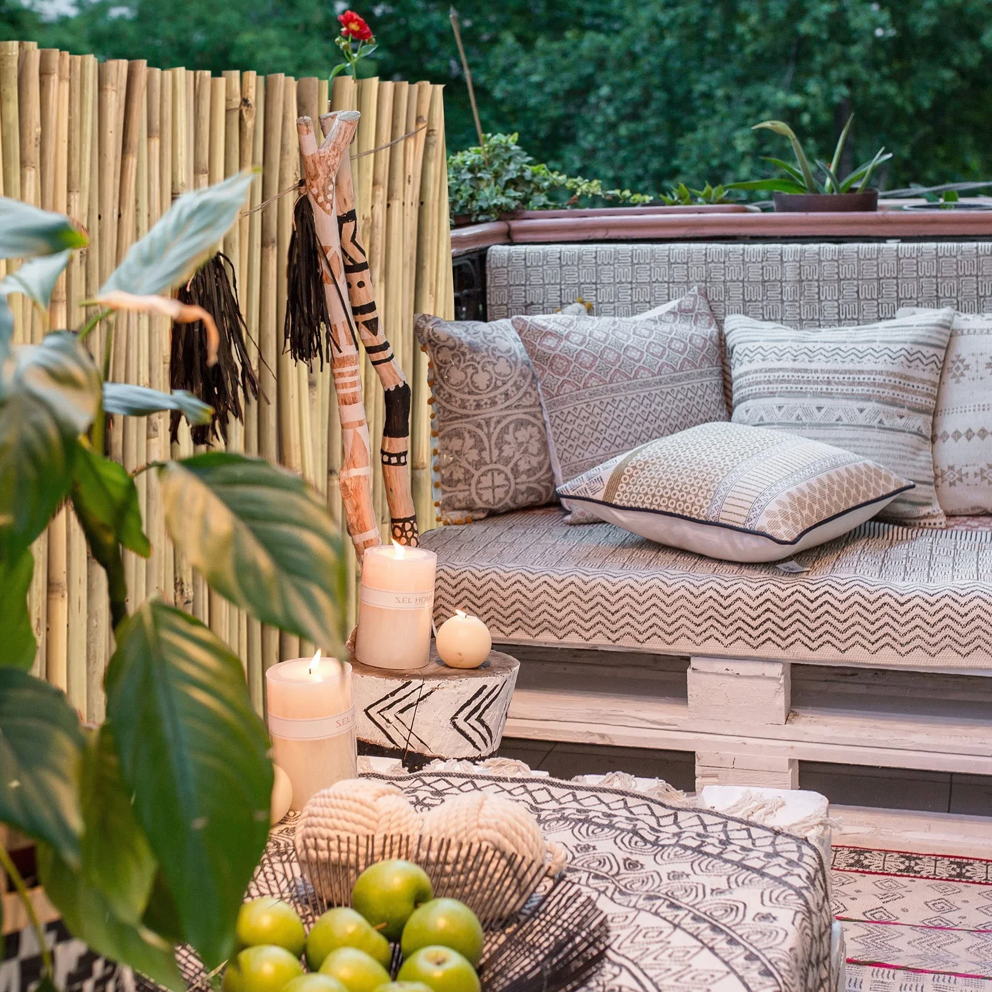 Jarolift Brise-Vue Bambou 140 x 300 cm Naturel