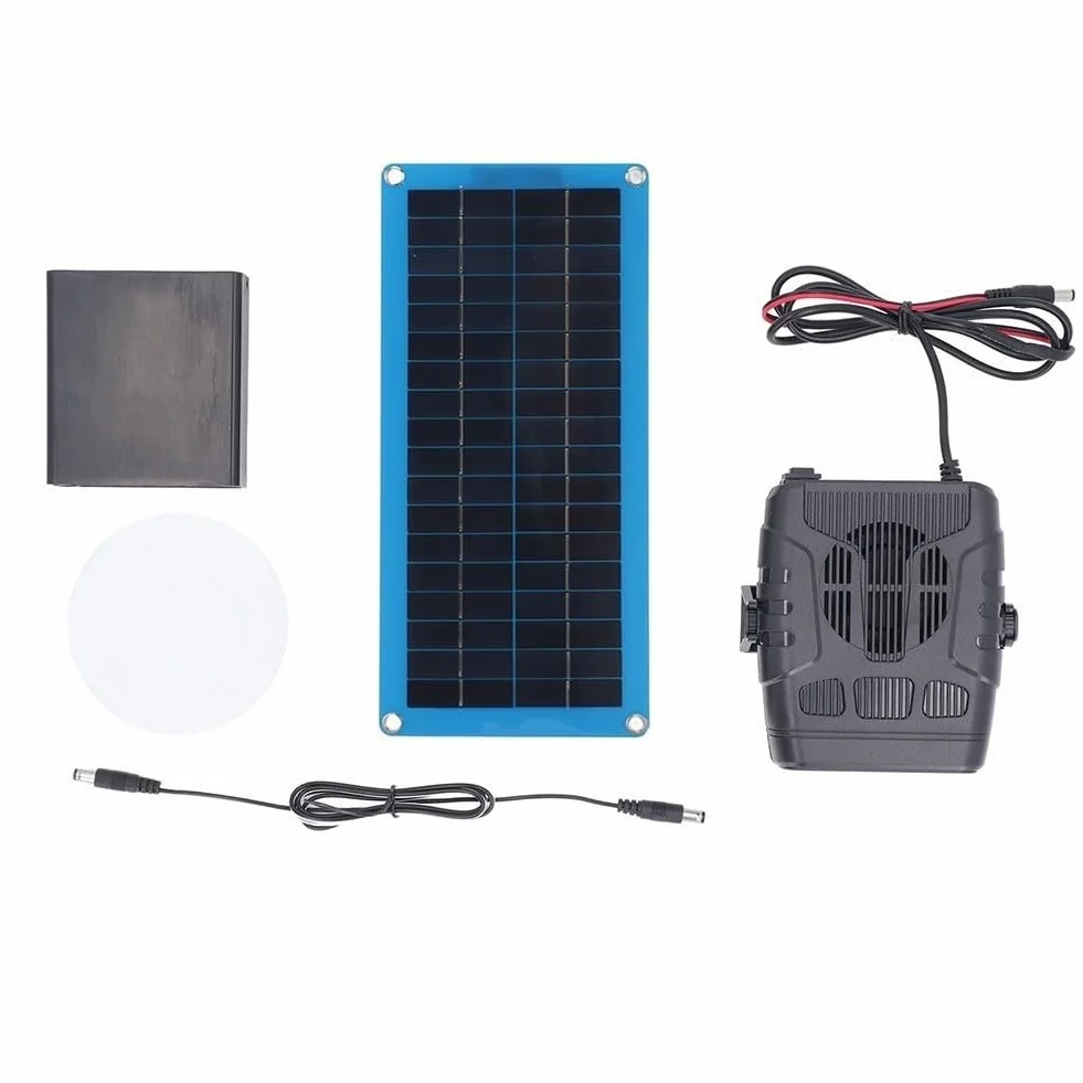 Kit de chauffage de serre à panneau solaire compact pour intérieur et extérieur