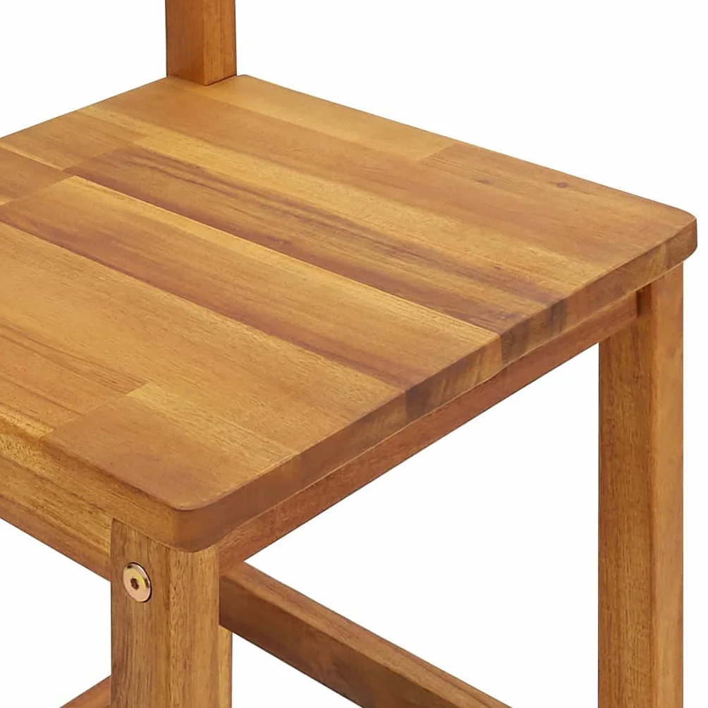 Ensemble de bar de jardin 9 pcs Bois d acacia solide