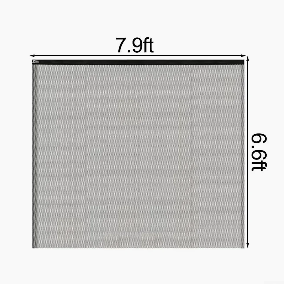 Filet à filament en polyester pour arbres fruitiers avec fermeture éclair et cordon de serrage pour un ajustement sûr et un échange d'air illimité de la lumière du soleil et de l'humidité (3 x 4 m)