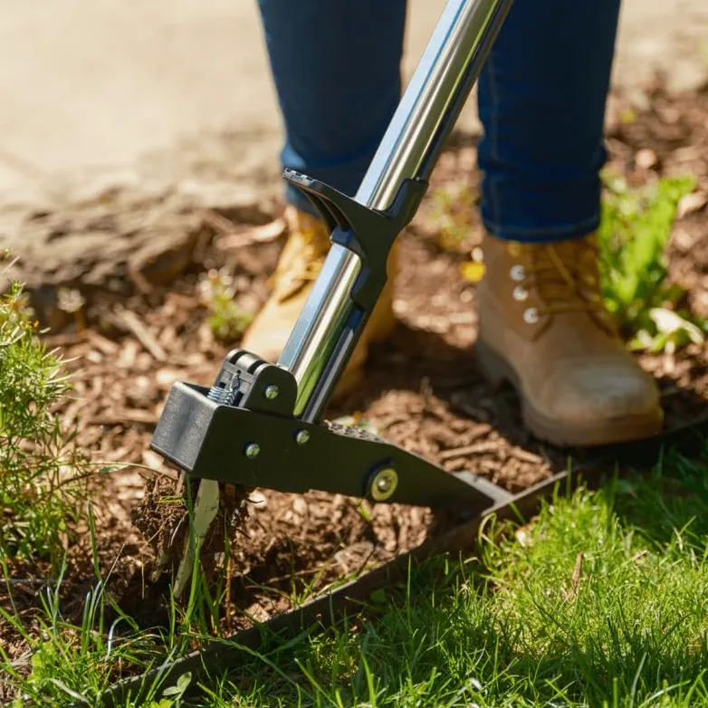Venteo - Désherbeur lame en V + Extracteur de mauvaises herbes - ROOTSLAYER - Outils de Jardin multifonction - Facile d'utilisation - Acier de carbone