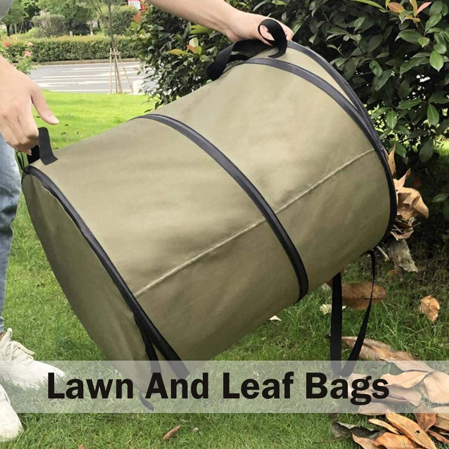 Sacs À Déchets De Jardin S, Sacs De Jardin Réutilisables en Polyester Oxford Résistant, Jardin Ordures Feuille Collector, Sac De Jardinage