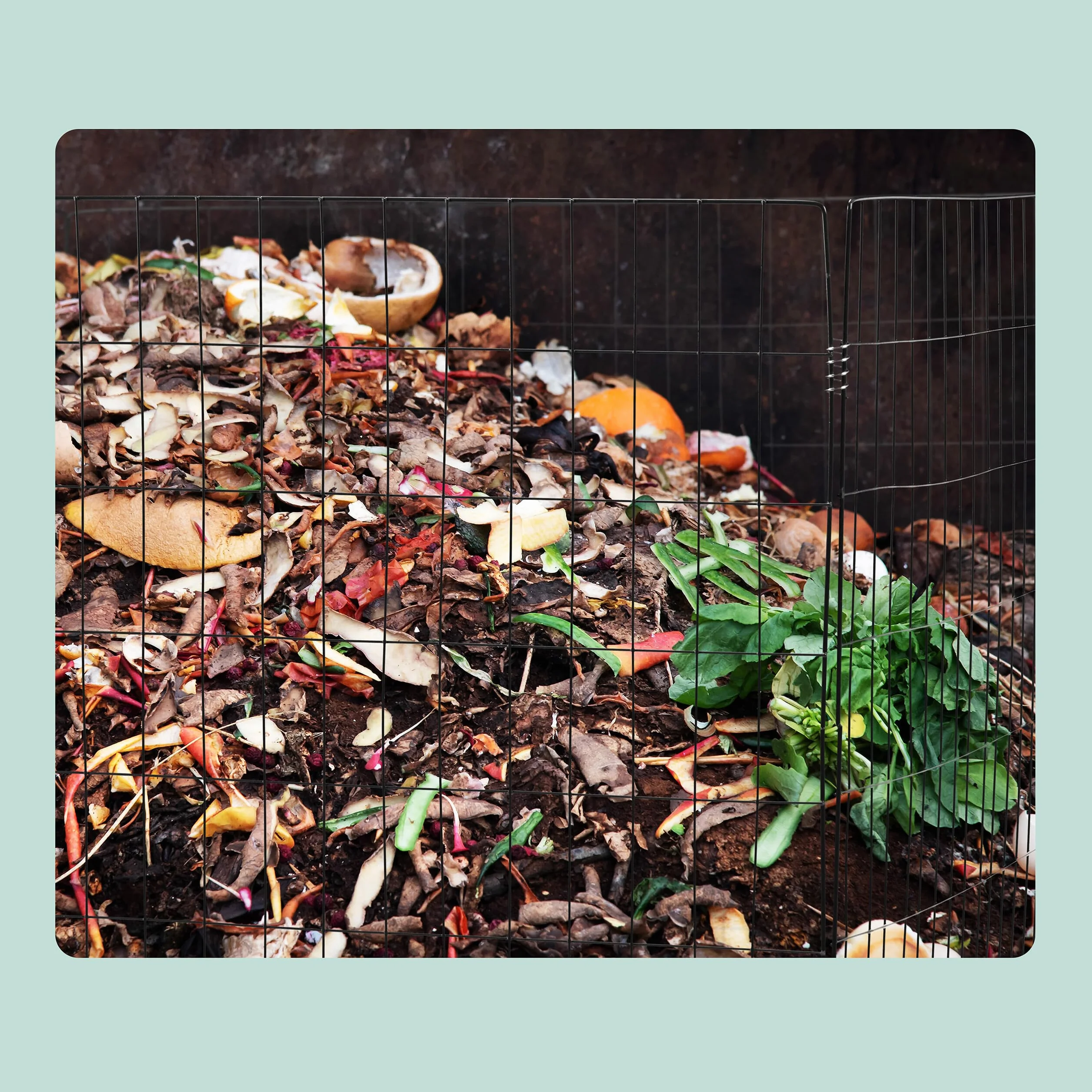Relaxdays Composteur de Jardin en métal, Fond grillagé et Pieds, pour déchets organiques, HLP : env. 68x46x46 cm, Noir