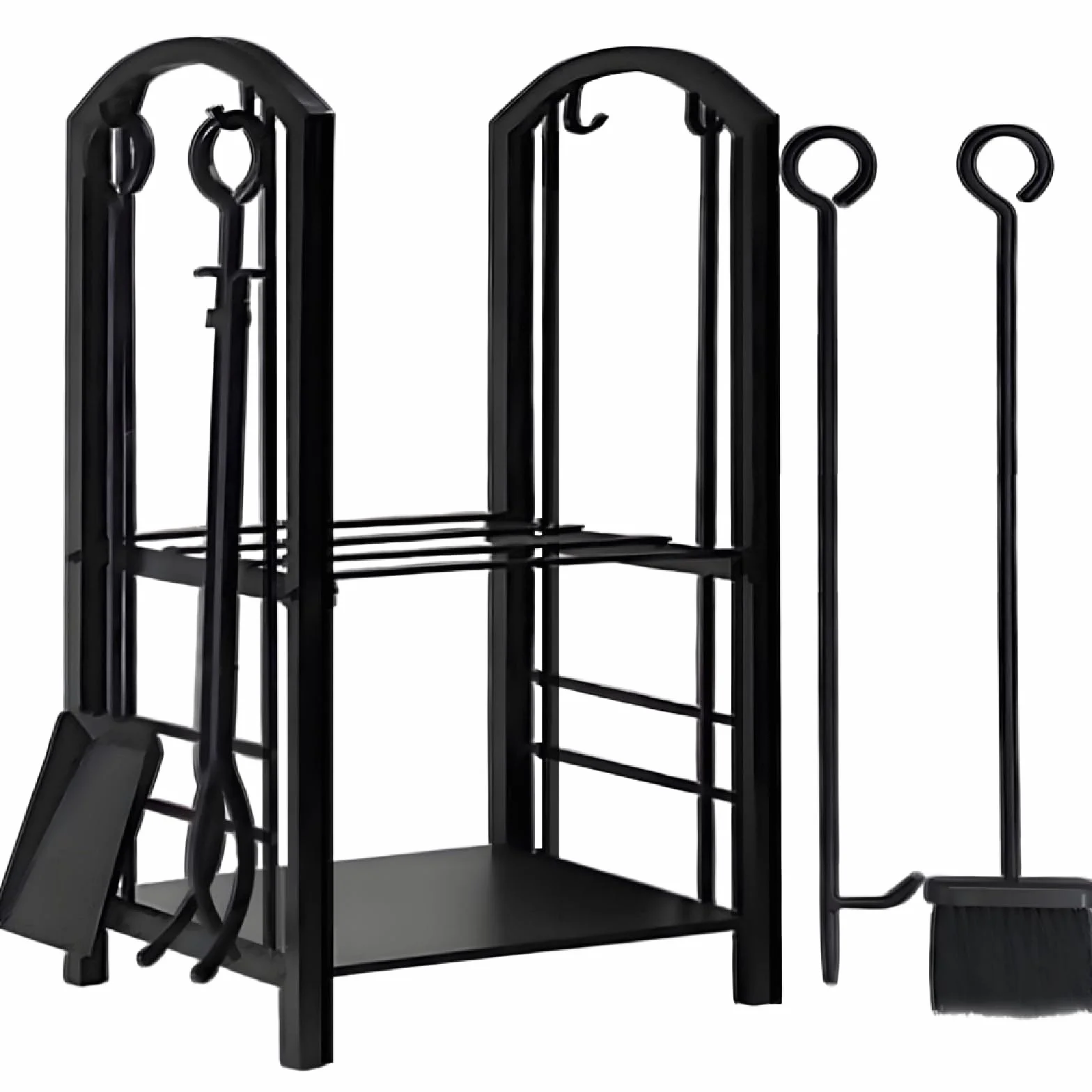 Amagabeli Porte Bûches de Cheminée 74 x 40 x 30cm Rack de Stockage
