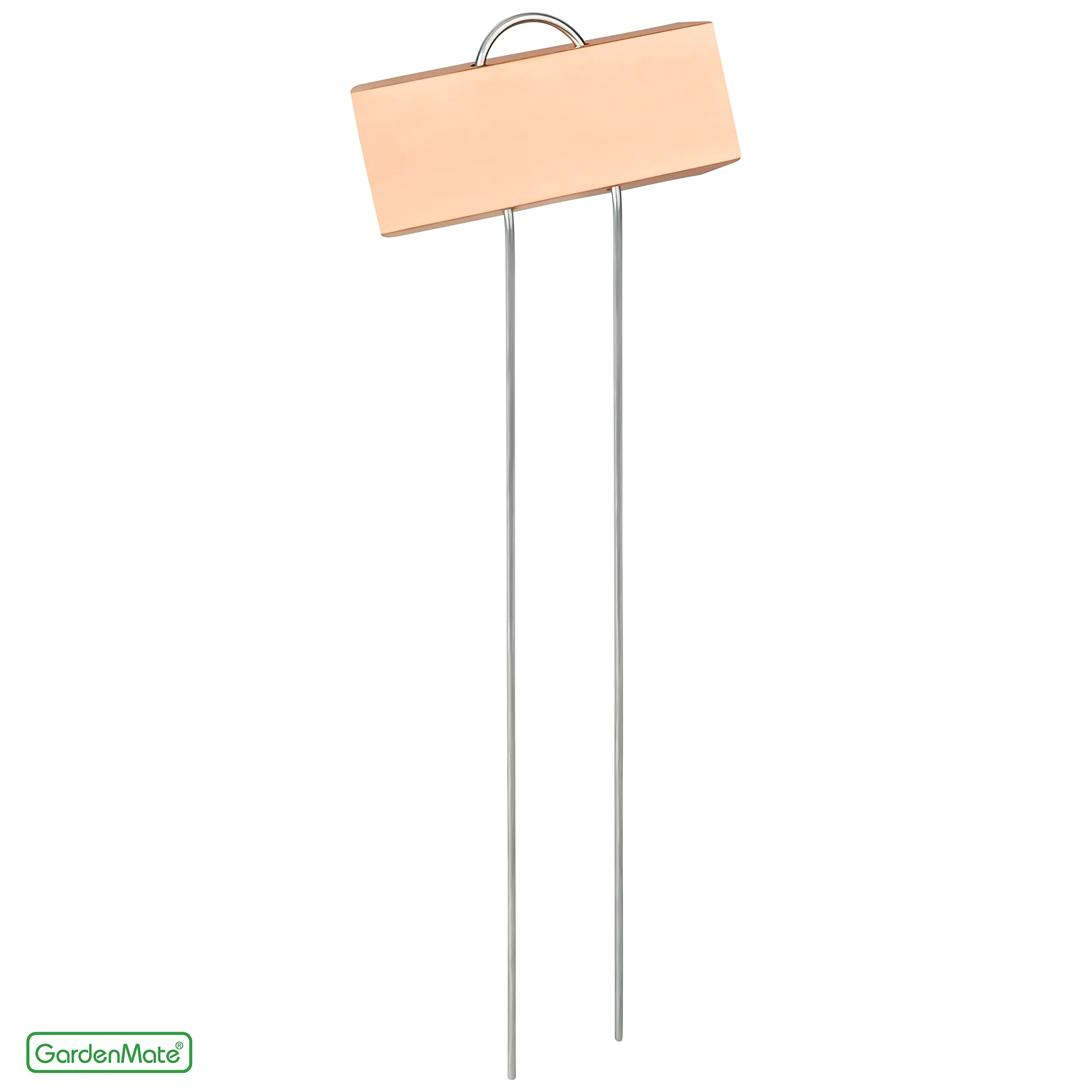 GardenMate Lot de 25 grandes étiquettes pour plantes en cuivre résistant aux intempéries, hauteur 29,2 cm, zone d'étiquette 8,9 x 3,2 cm