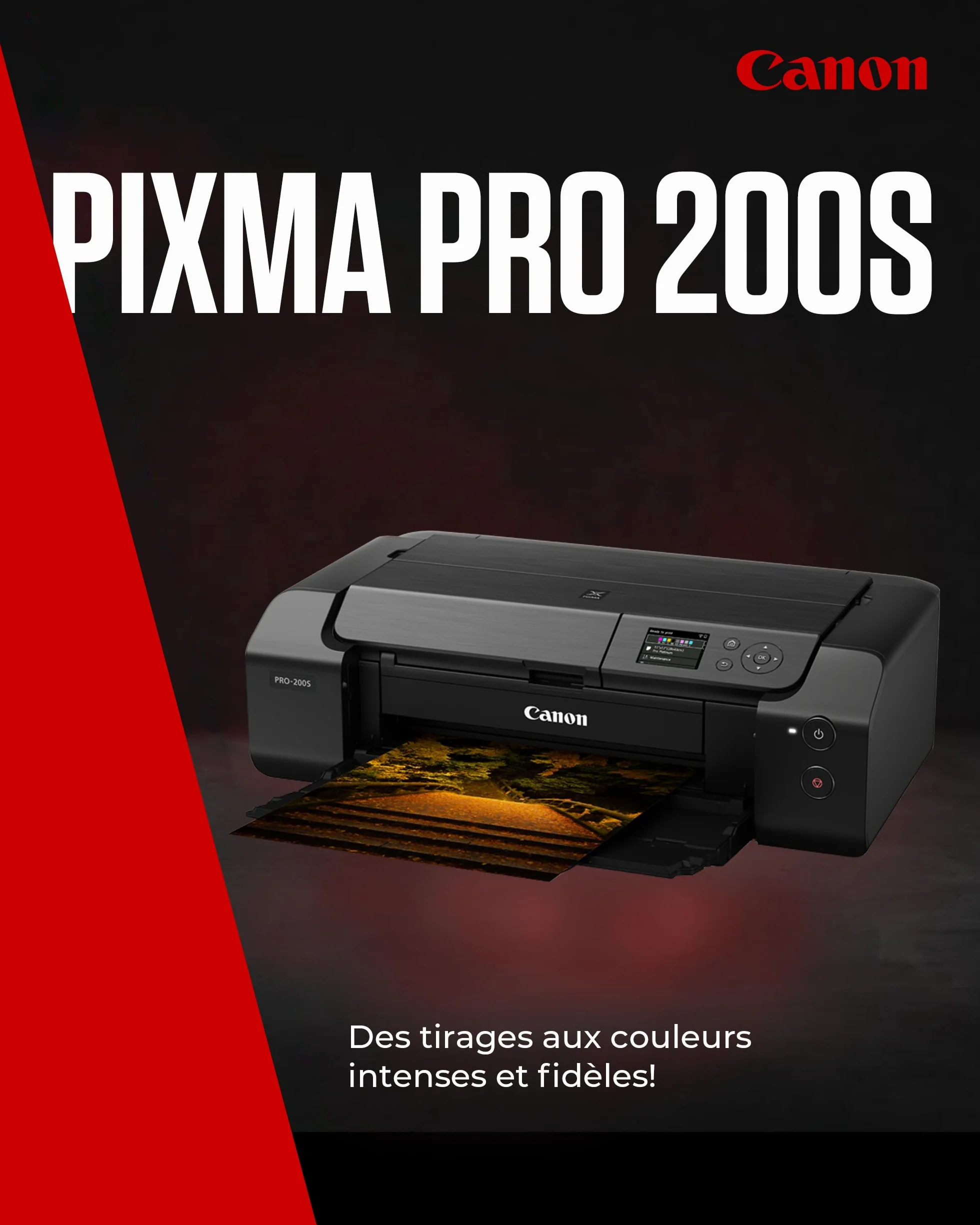 Canon PIXMA PRO-200S Imprimante Photo 8 Encres Couleur Tirages Couleurs Intenses