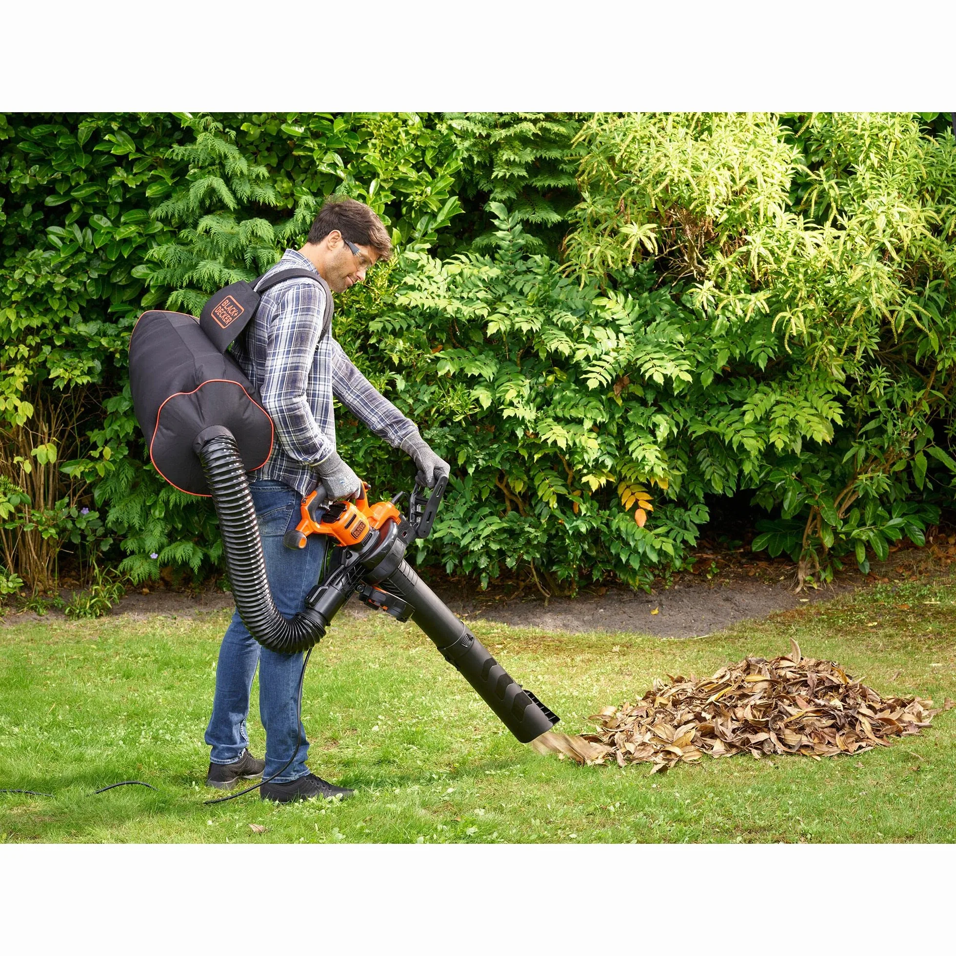 BLACK+DECKER BEBLV301 Aspirateur Souffleur Électrique 3000 W Orange