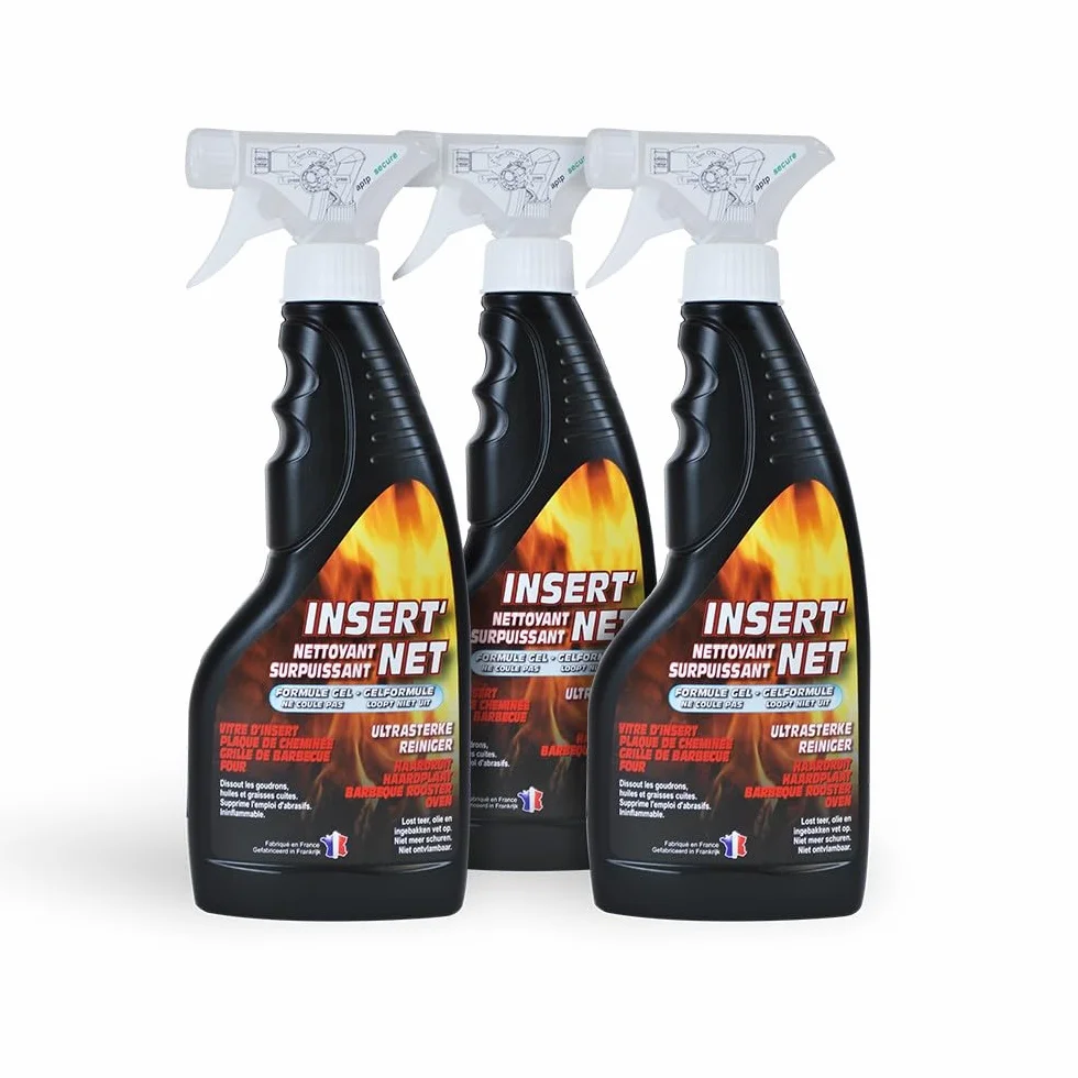 Nettoyant INSERT'NET cheminée barbecue surface difficile 3 x 500 ml