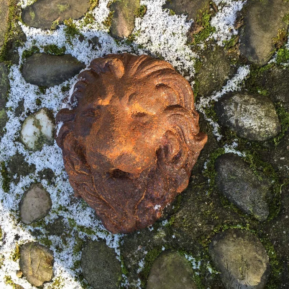 Antikas Évacuation d'eau méditerranéenne Bec de fontaine Gargouille Tête de lion