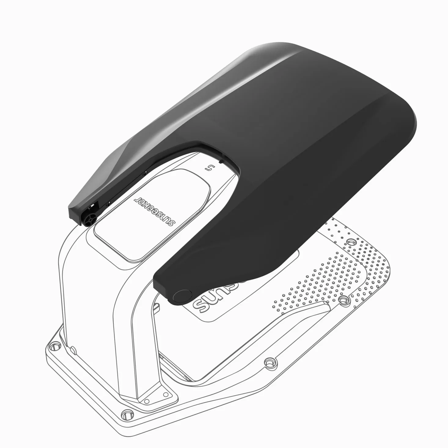 Sunseeker Garage pour Tondeuse Robot S4 – Résistant aux UV, Protection Toutes Saisons, PP + PA6+GF30 Construction Durable
