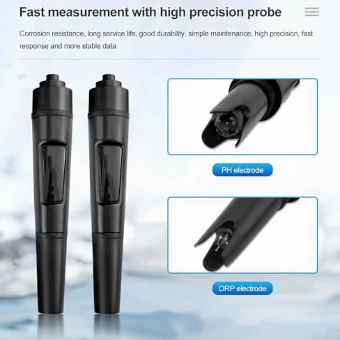 Testeur de qualité de l'eau 2 en 1 Bluetooth pH mètre pour eau potable, aquarium, piscine, aquarium