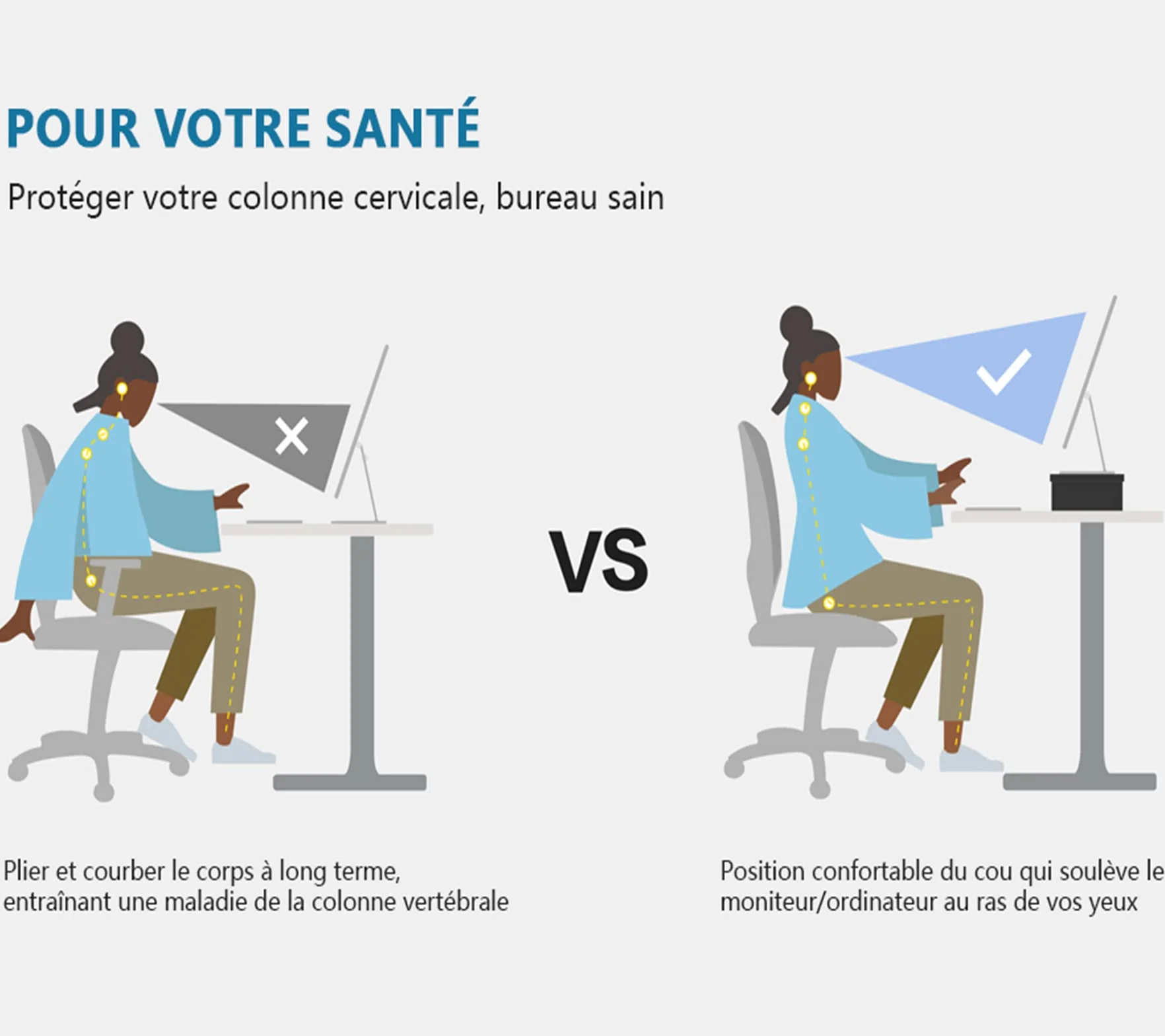 FITUEYES Réhausseur d'Écran en Verre Support de Moniteur 56x24x9,5cm