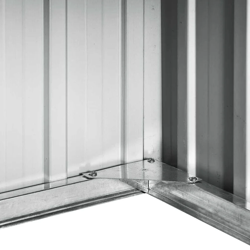 Garage pour tondeuse à gazon en acier galvanisé - 92 x 97 x 63 cm - Anthracite - Abri de jardin résistant aux intempéries pour robots à gazon et rangement d'outils en extérieur