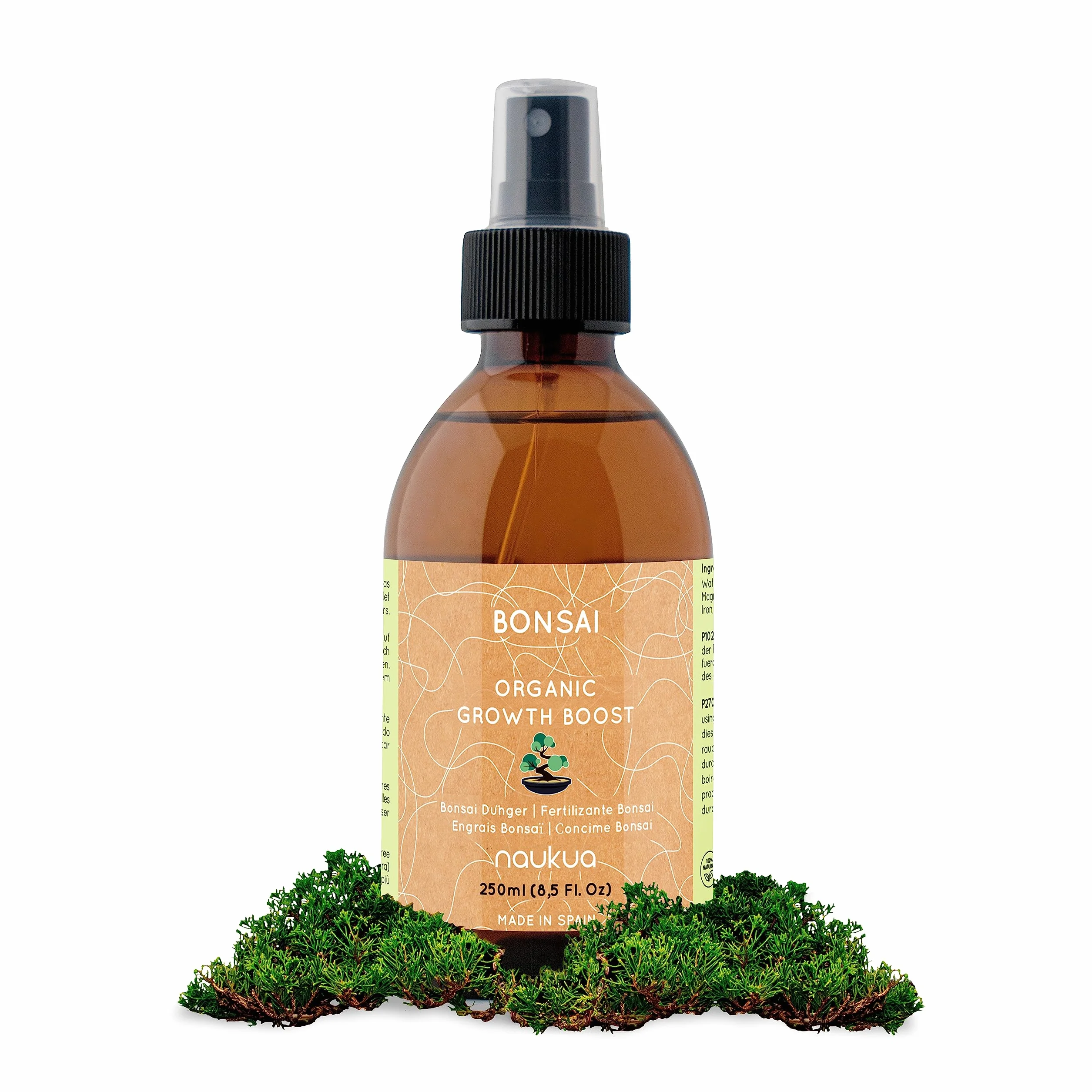 Engrais Liquide Bio pour Bonsaïs 100% Naturel Spray Prêt à l'emploi 250ml