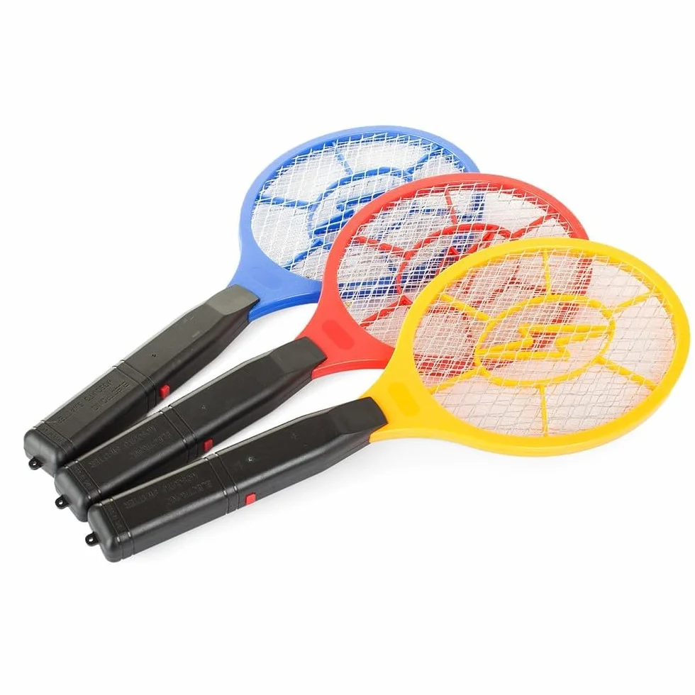 PARENCE. Raquettes Electriques Anti Insectes Lot de 2 - Piles AA