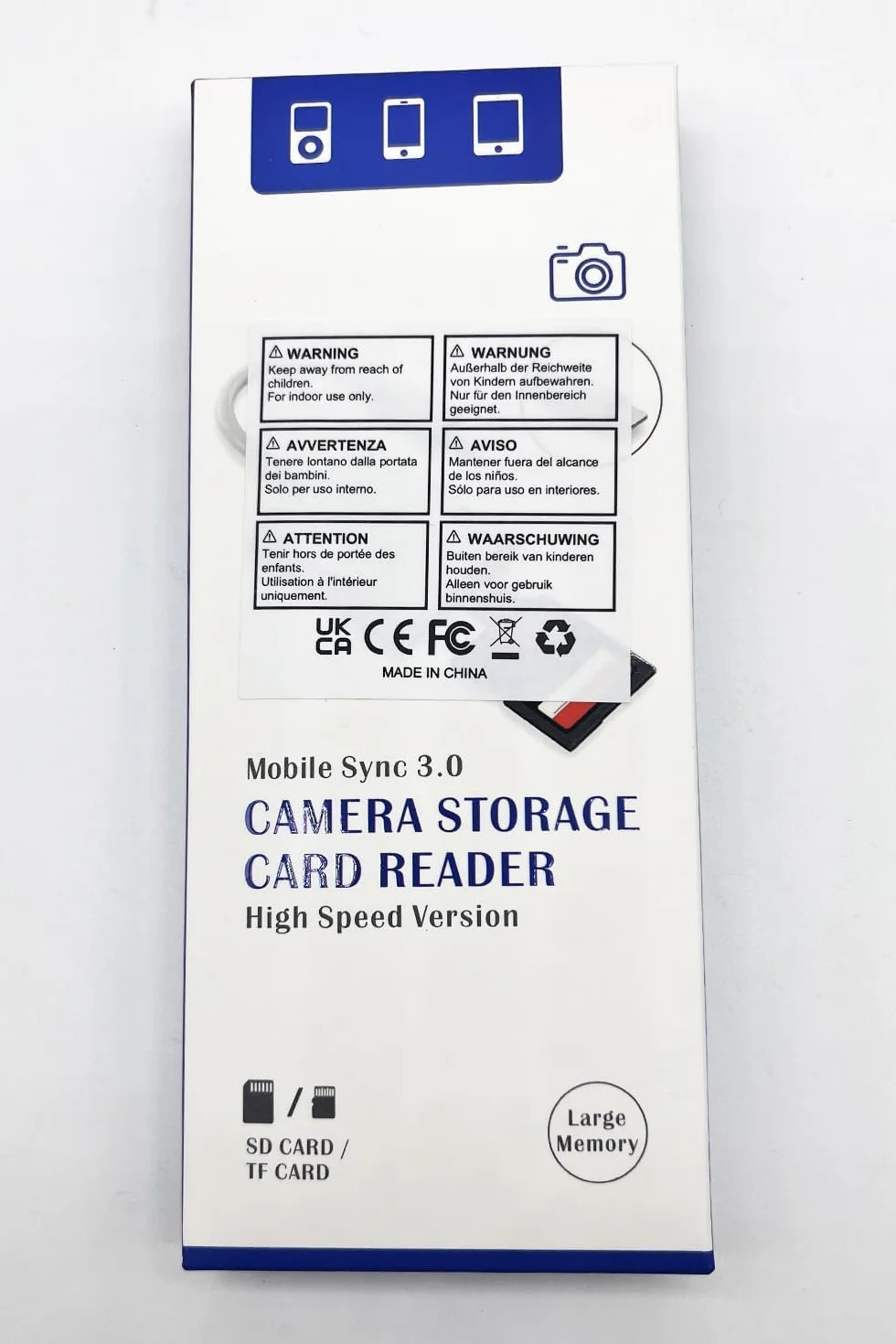 Adaptateur de lecteur de carte SD 2-en-1 iPhone Lightning certifié Apple MFi