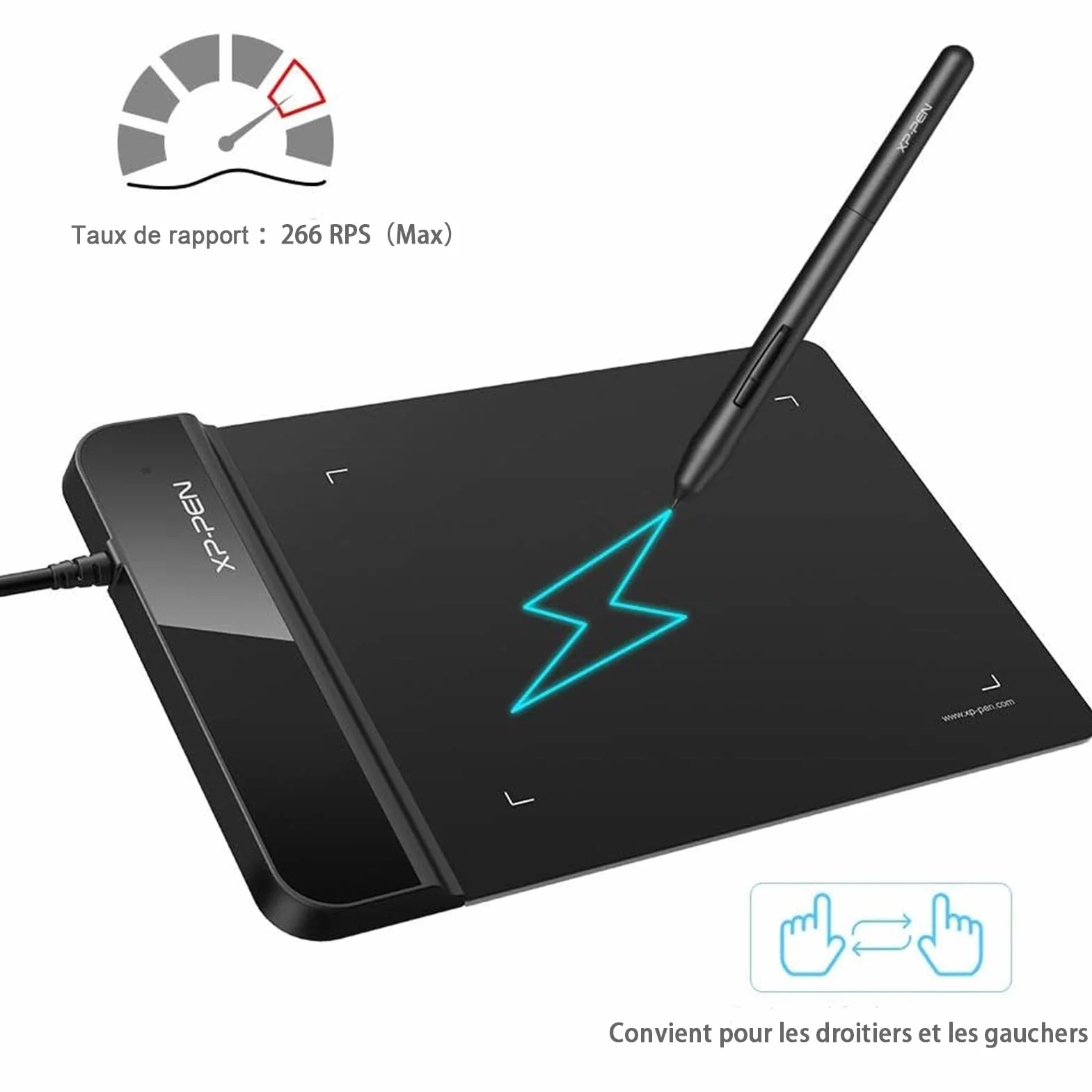XP-Pen G430S Tablette Graphique 4x3 Pouces Stylet 8192 Niveaux
