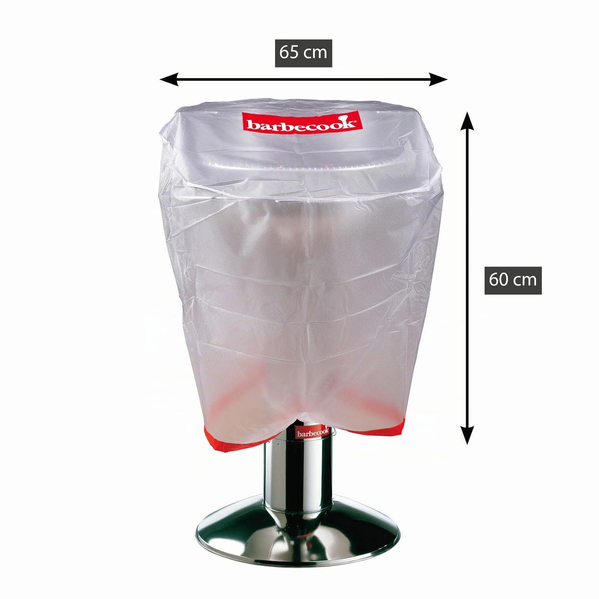 Barbecook Housse pour barbecue à charbon PVC Transparent 65 cm H 60 cm