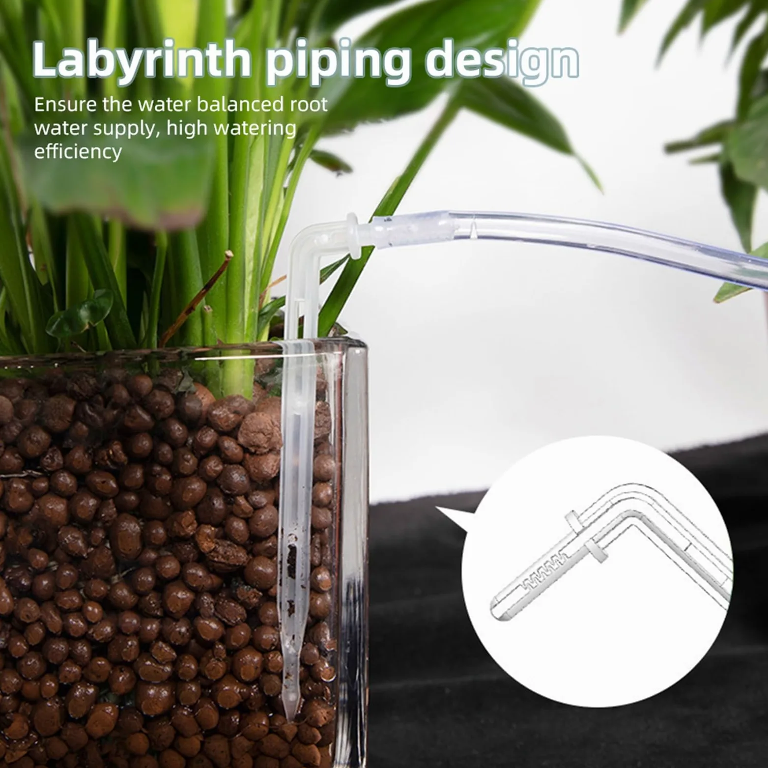 TOPINCN Kit d'irrigation Goutte à Goutte Automatique avec Double Pompe Solaire, Alimentation USB, Arrosage Intelligent chronométré pour Plantes d'intérieur et Jardins Extérieurs (Pompe double de
