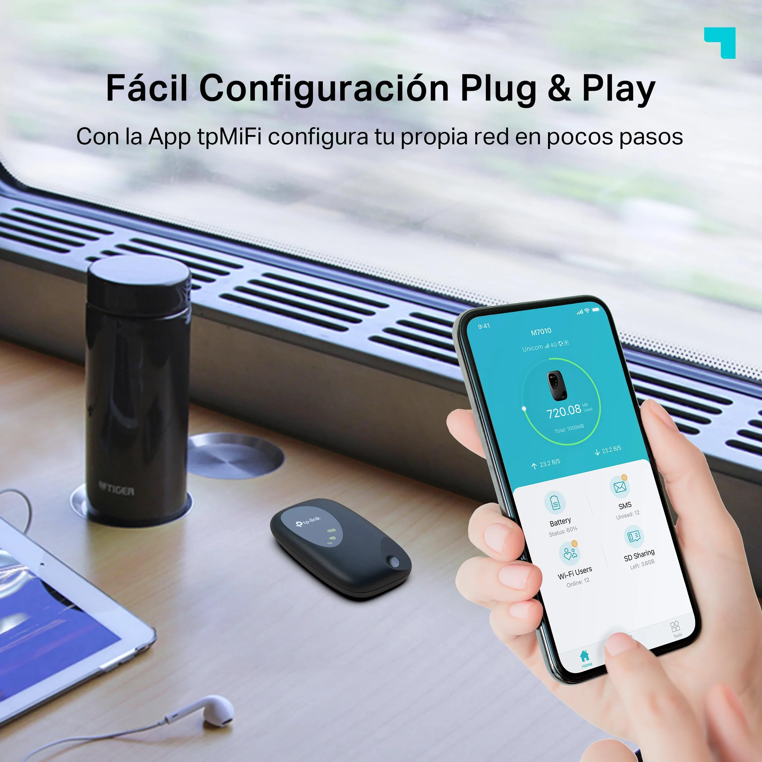 TP-Link M7000 150Mbps 4G LTE Mobile Wi-Fi