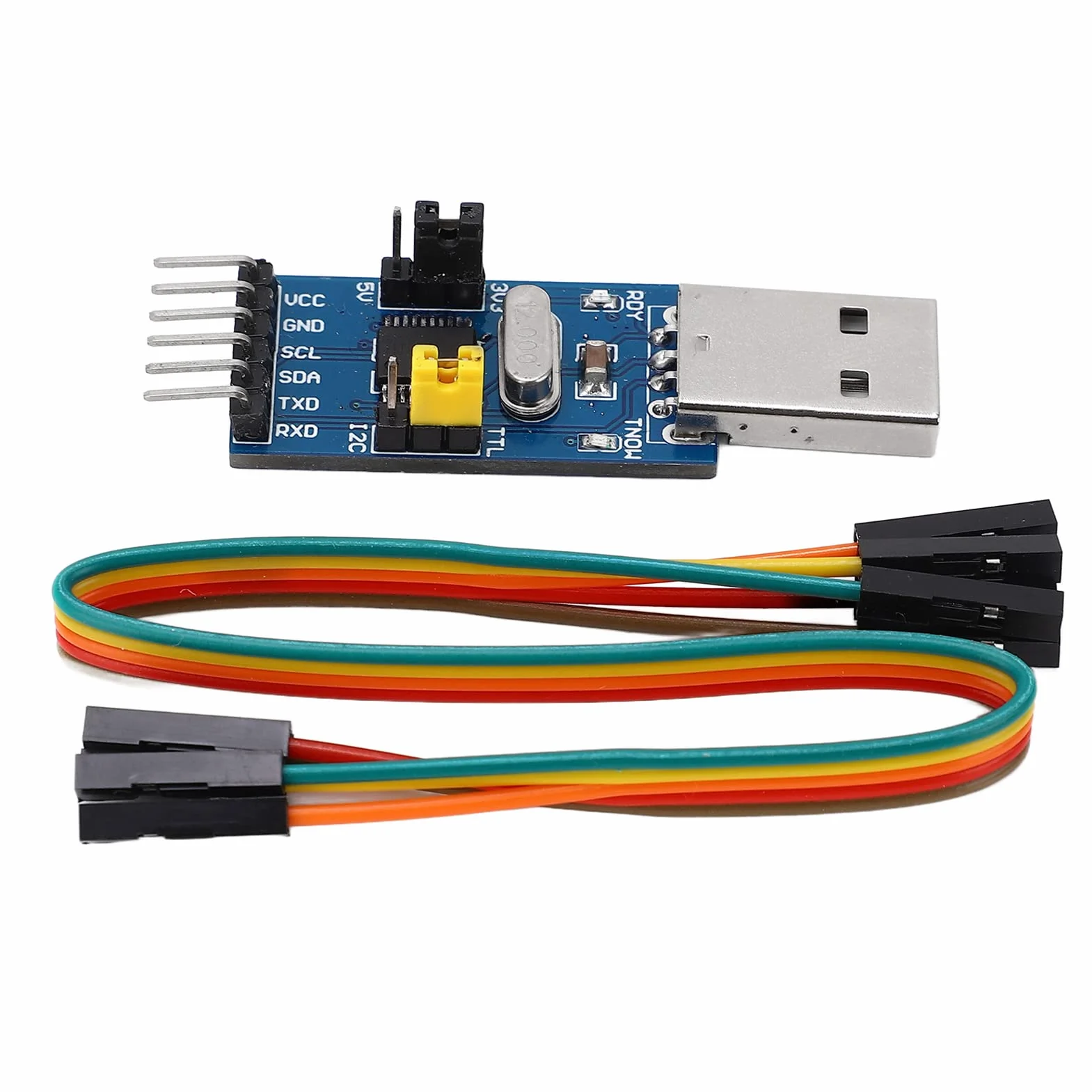 Module Adaptateur USB vers IIC I2C UART TTL Série avec Fil de Raccordement