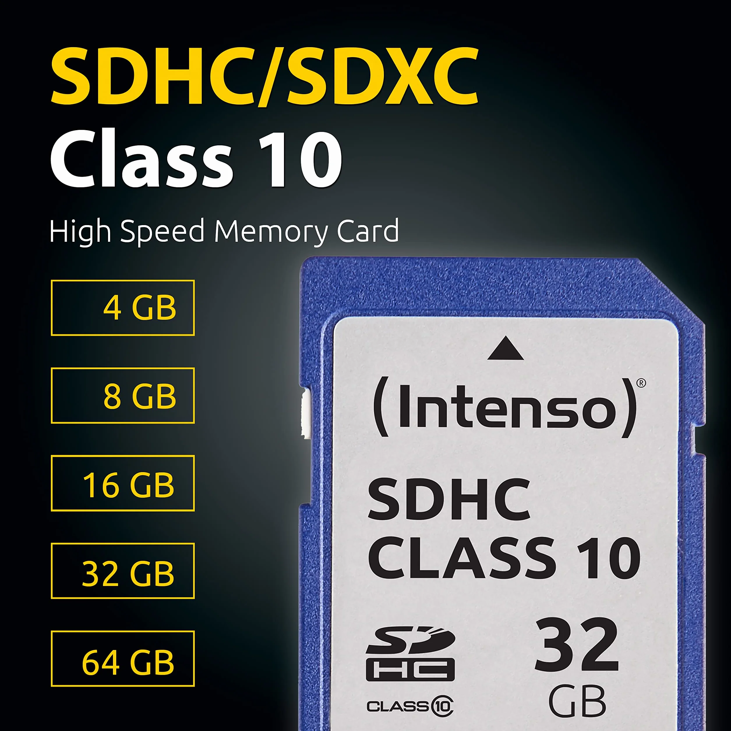 Intenso Carte mémoire SDHC 32 Go Classe 10