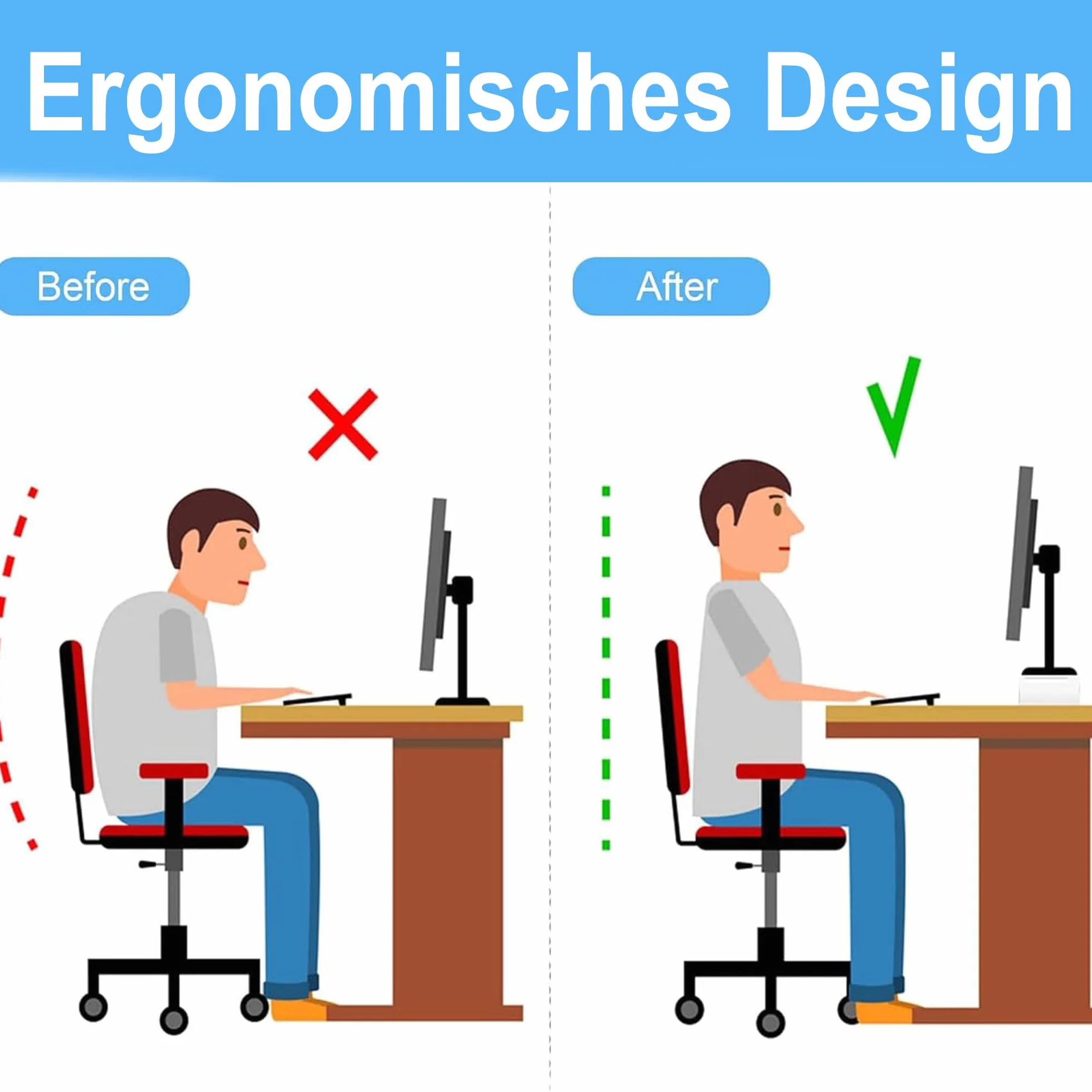 Support de moniteur en acrylique, rehausseur de bureau pour ordinateur portable, 34 x 19 x 10 cm